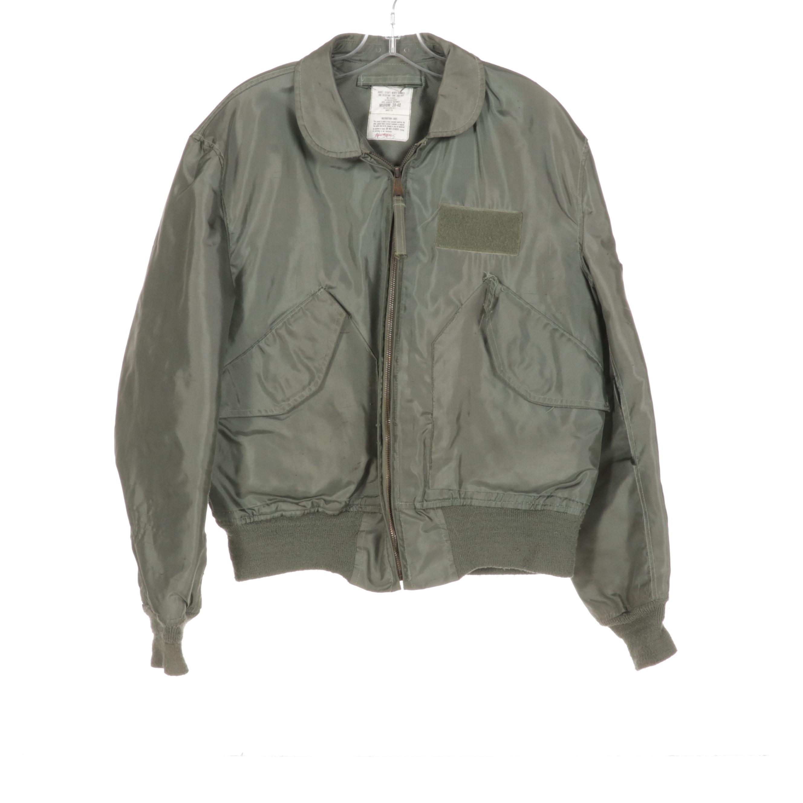 Men's United States Air Force Flight Suit With Bomber Jacket and Helmet