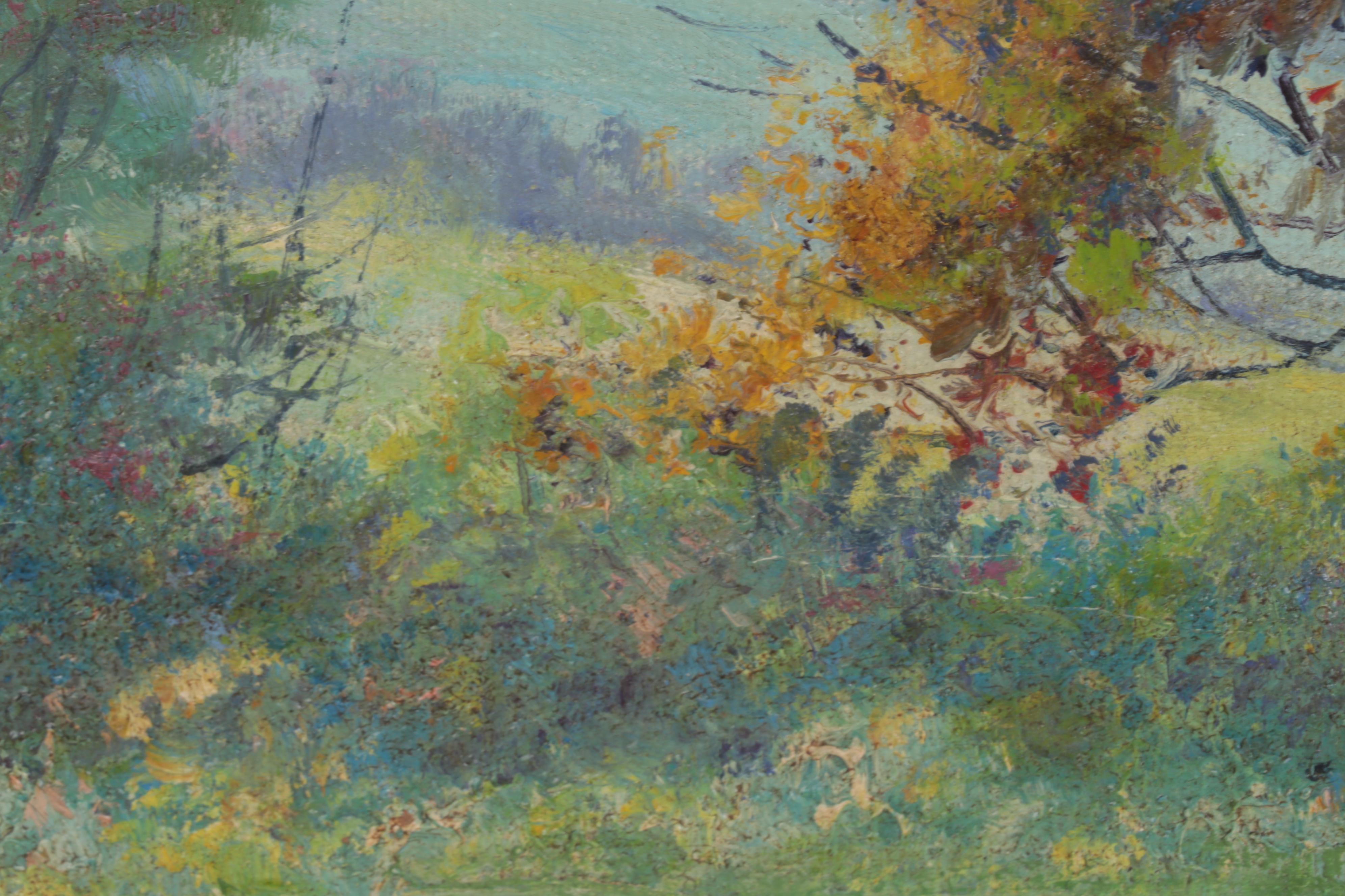 C. W. Fryer Landscape Oil Painting, Mid 20th Century EBTH