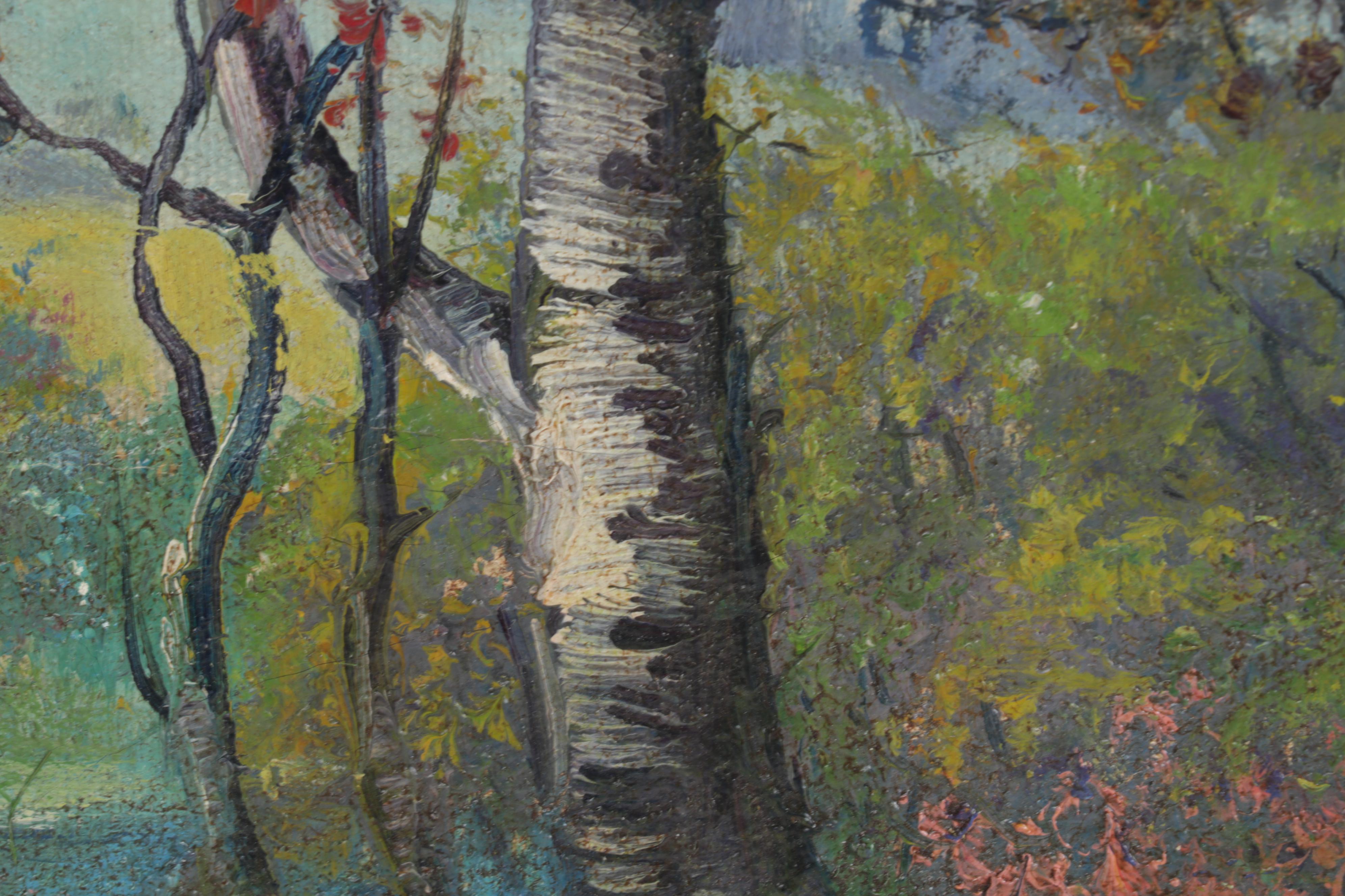 C. W. Fryer Landscape Oil Painting, Mid 20th Century EBTH