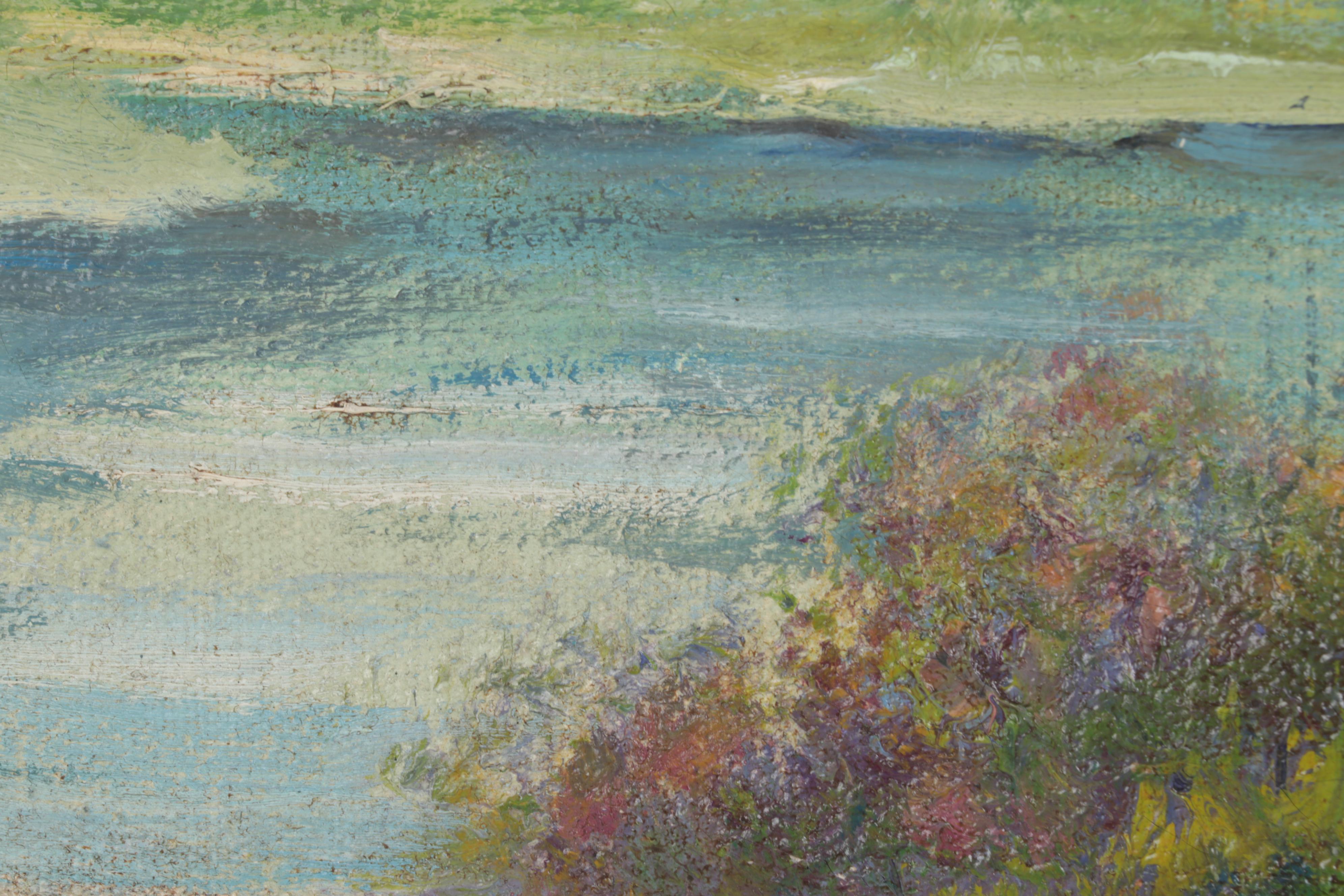 C. W. Fryer Landscape Oil Painting, Mid 20th Century EBTH