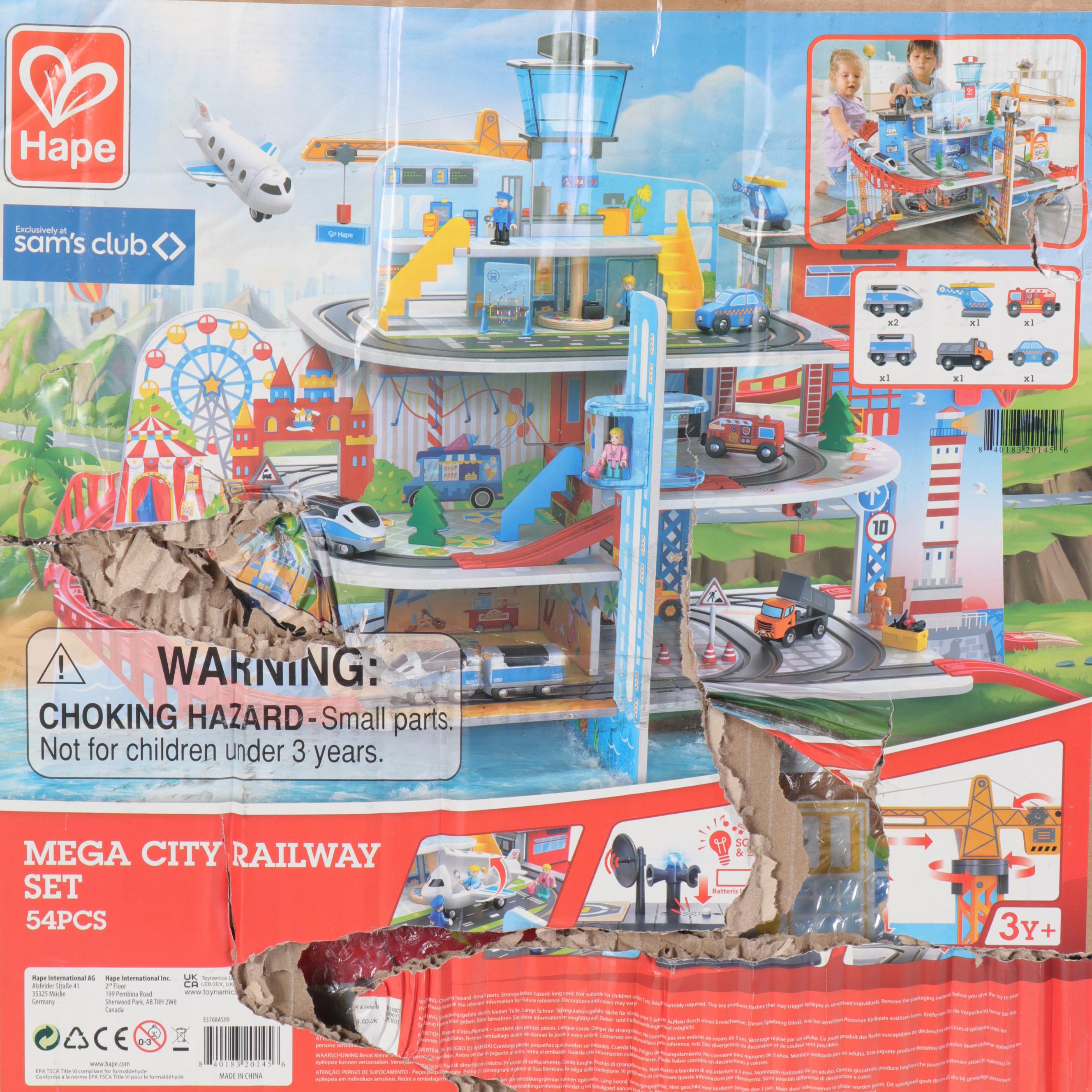 Hape for Sam's Club Mega City Railway Set EBTH