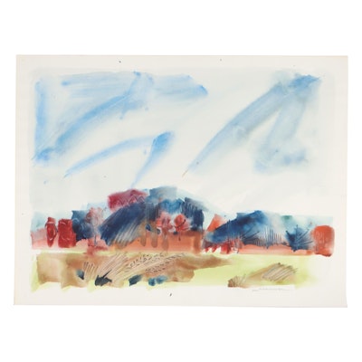 Jack Meanwell Landscape Watercolor Painting