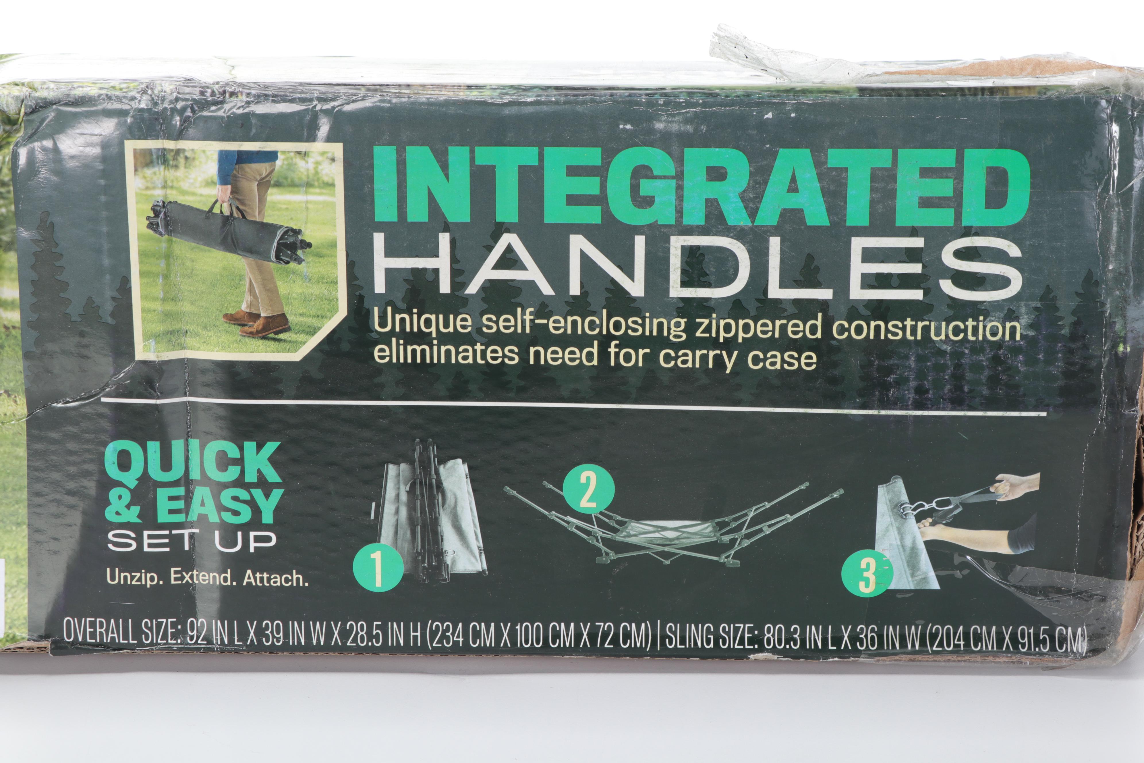 Member's Mark Portable Folding Hammock with Integrated Carry Handles EBTH