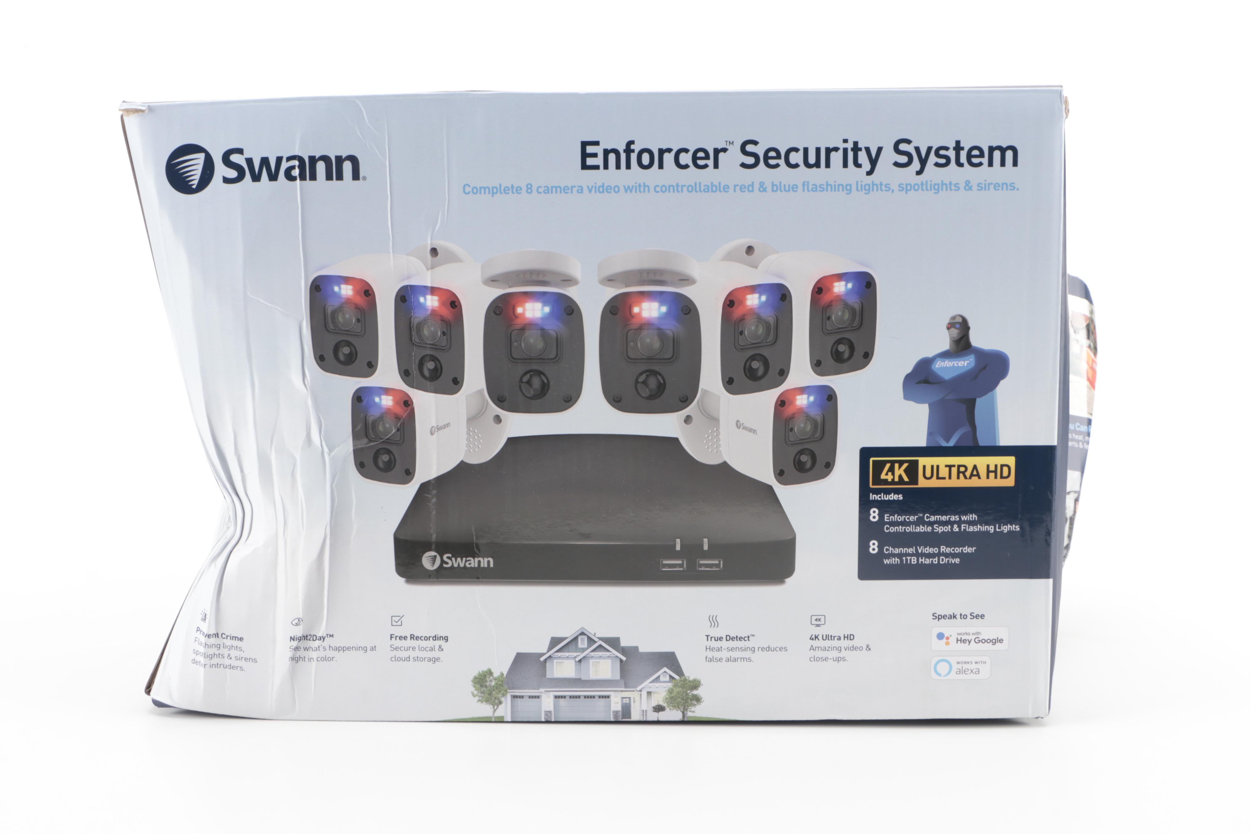 Swann 8 Channel 4K Ultra HD Enforcer Security System EBTH