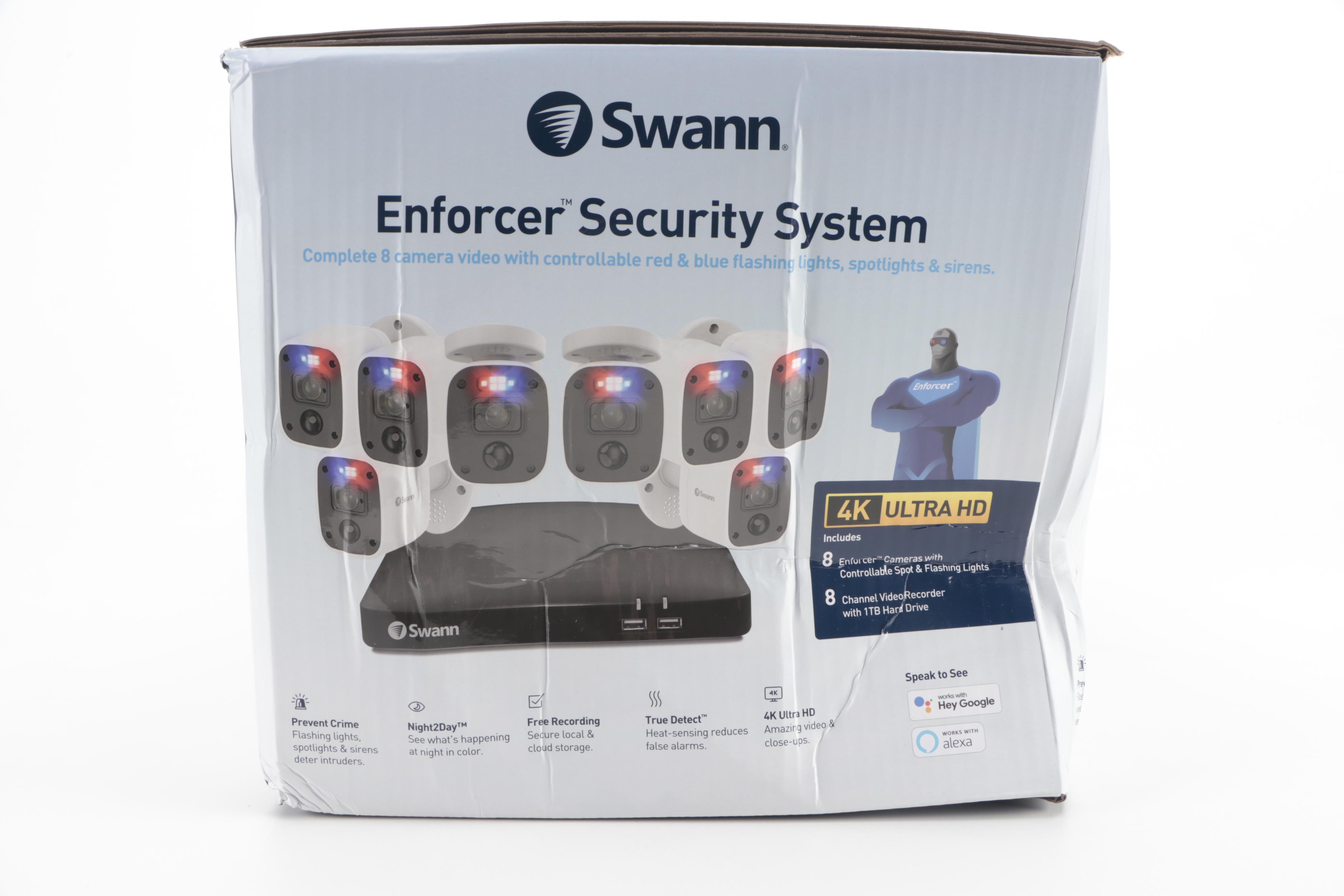 Swann 8 Channel 4K Ultra HD Enforcer Security System EBTH