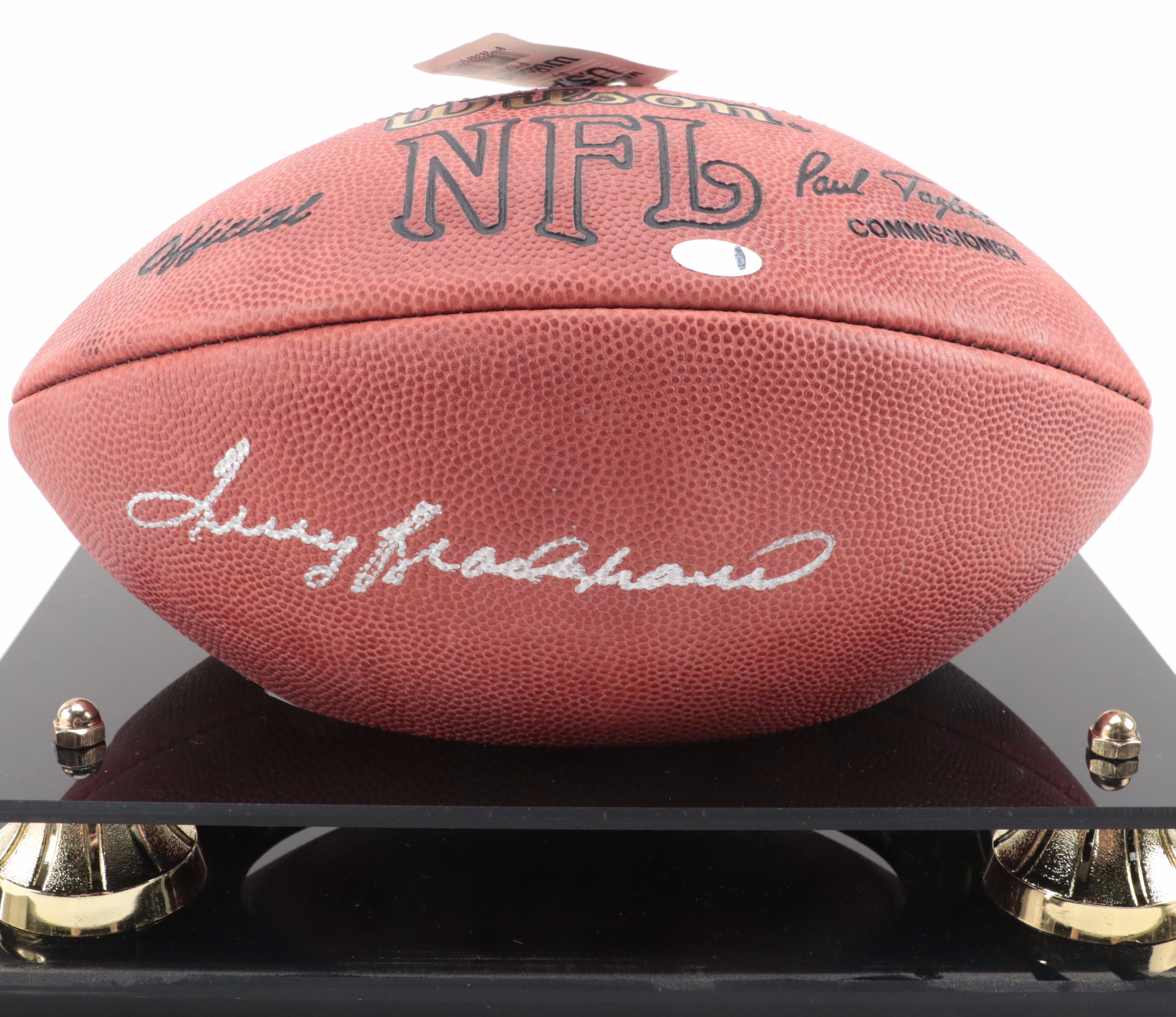 Pittsburgh Steelers Terry Bradshaw Signed Wilson Football in Display