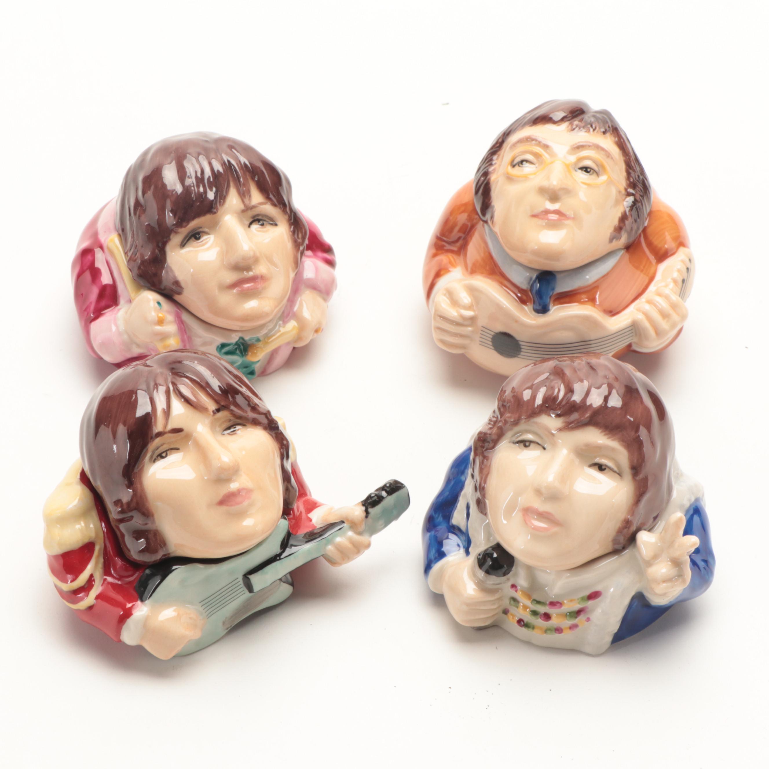 Kevin Francis Ceramic Beatles Face Pots EBTH