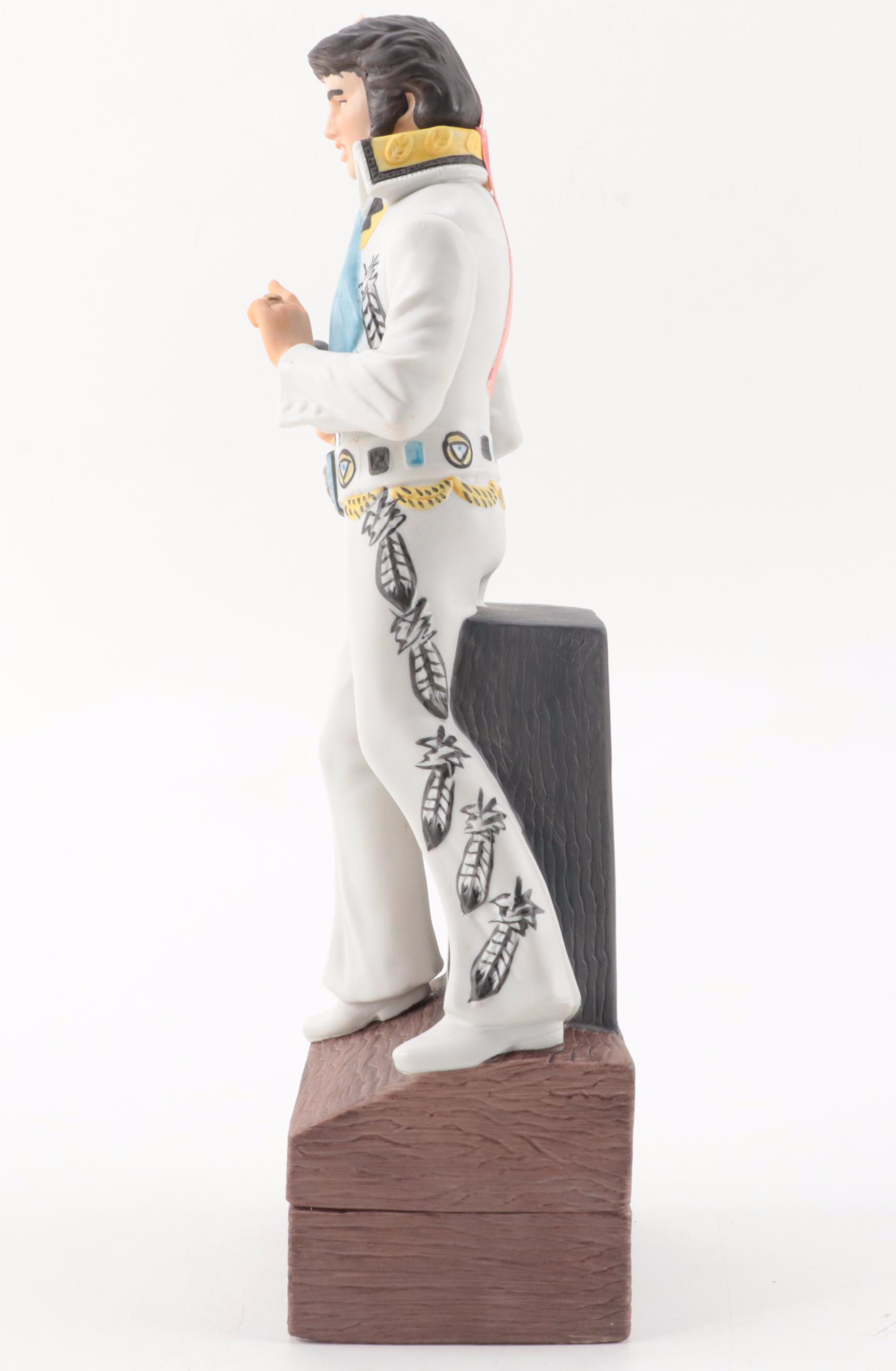 McCormick Ceramic Sincerely Elvis Musical Decanter, 1977 EBTH
