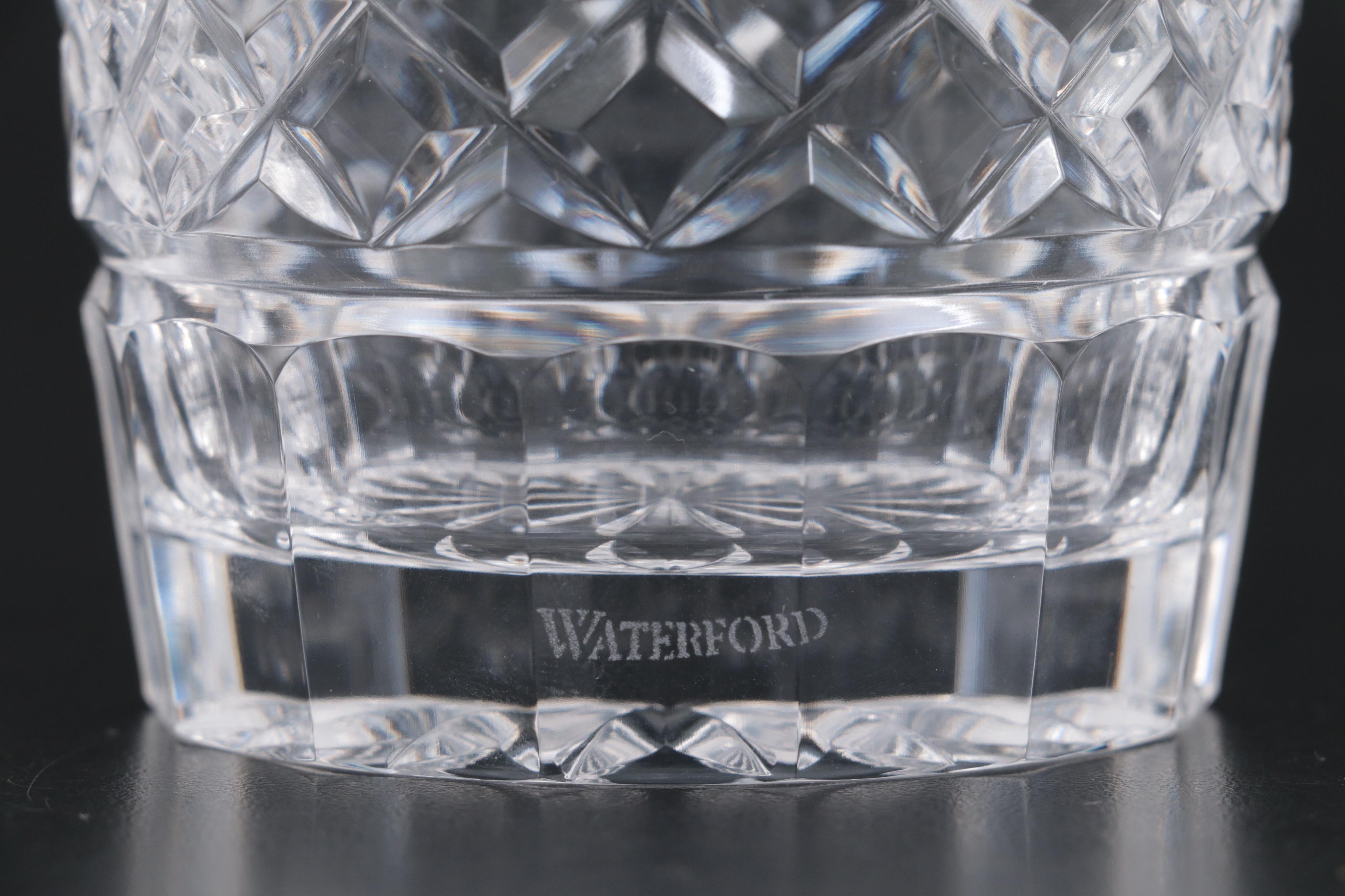 Waterford Crystal "Lismore" Double Old Fashioned Glasses EBTH