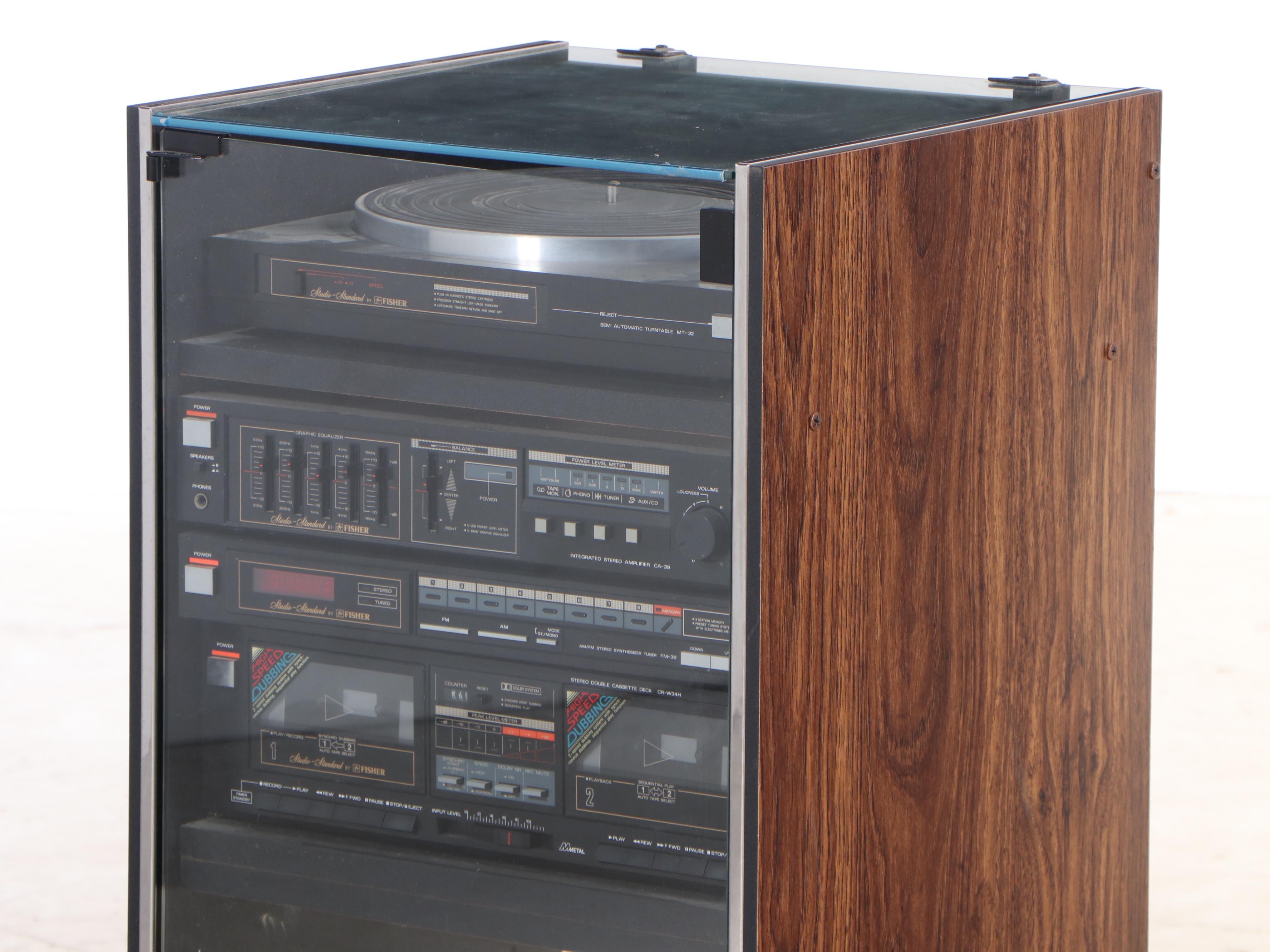 Fisher Studio Standard Stereo System in Rosewood Veneer on