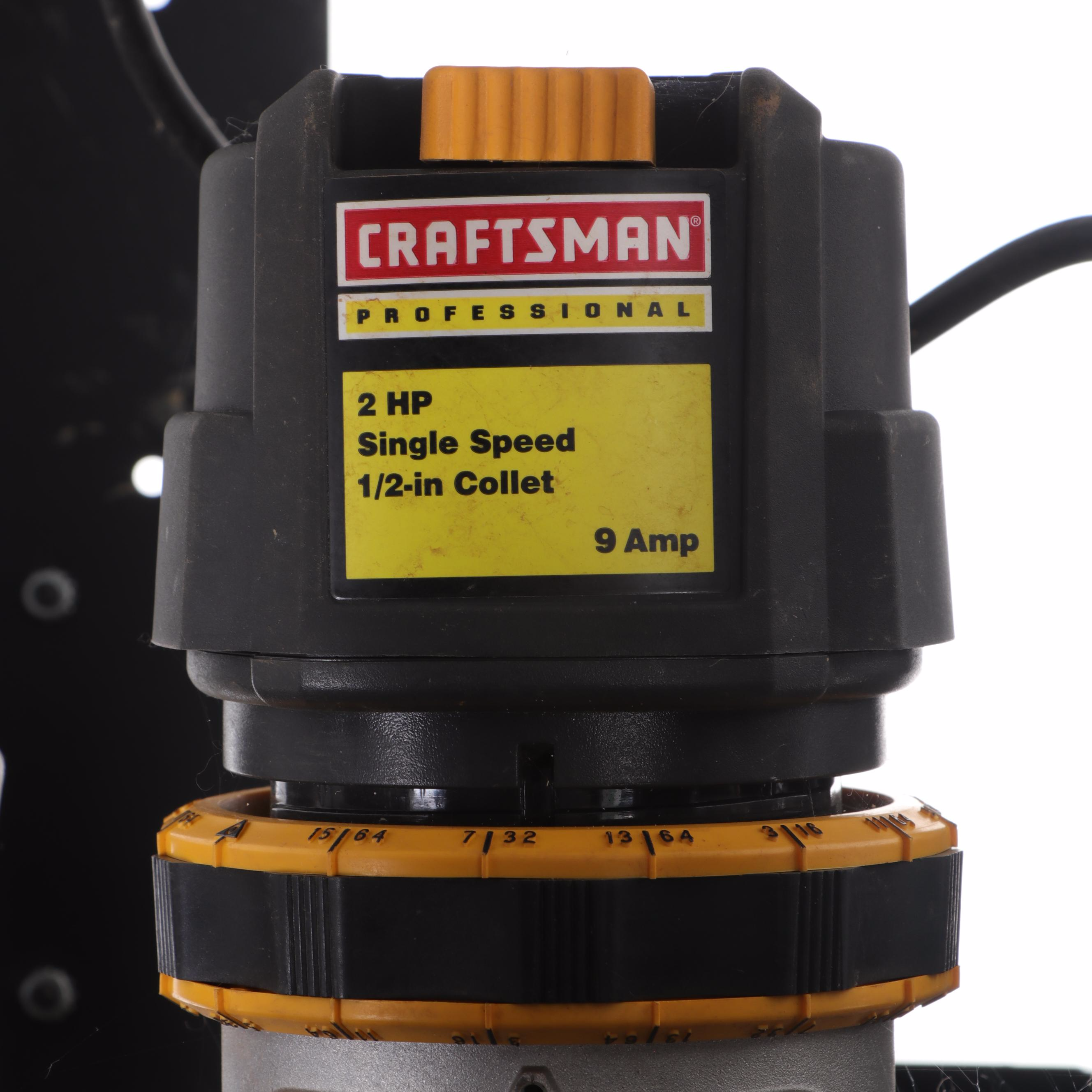 Craftsman Aluminum Router Table with SKIL Carbide Tip Router Bits, More EBTH