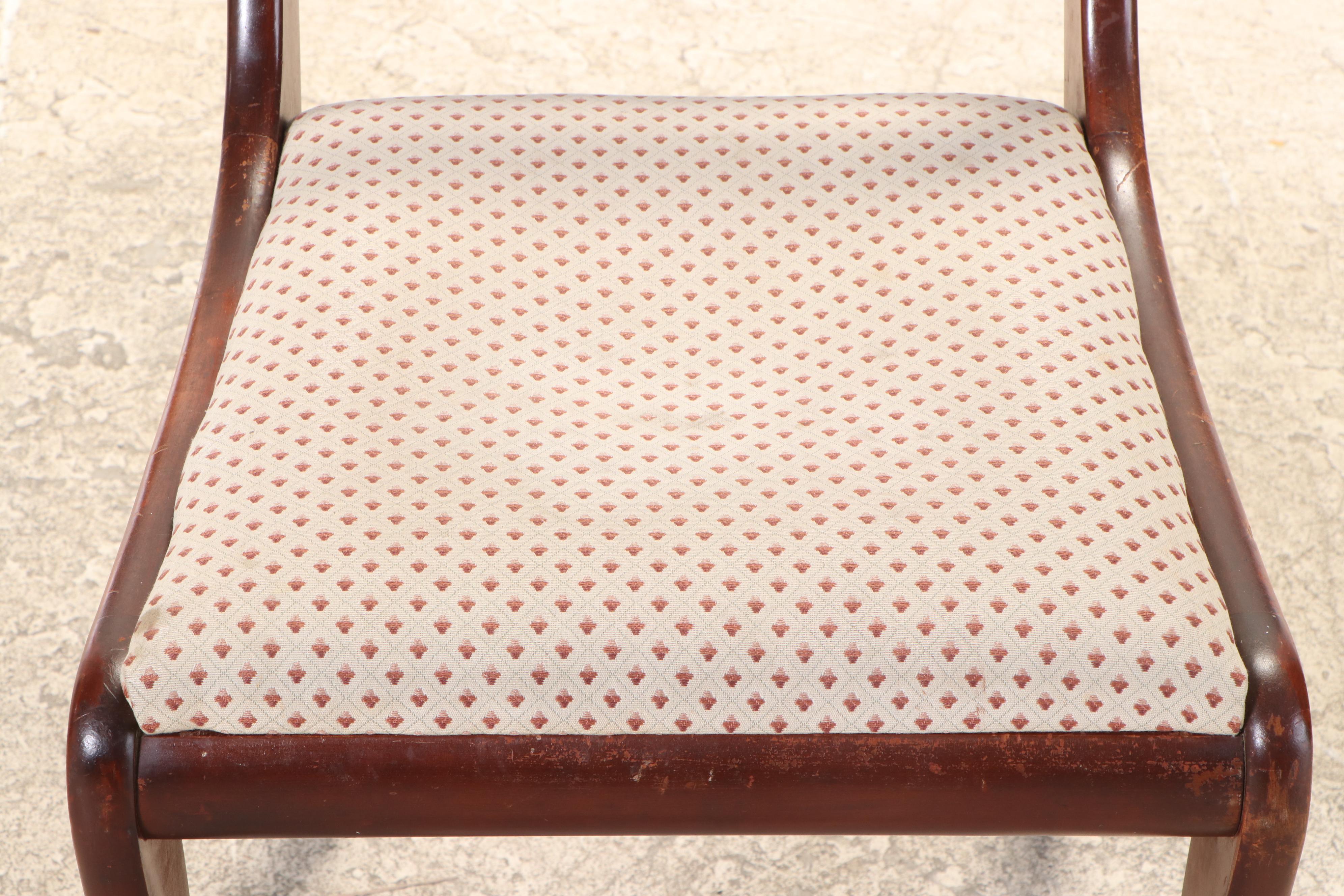 Willett "Wildwood Cherry" Double Pedestal Table with RoseCarved Side