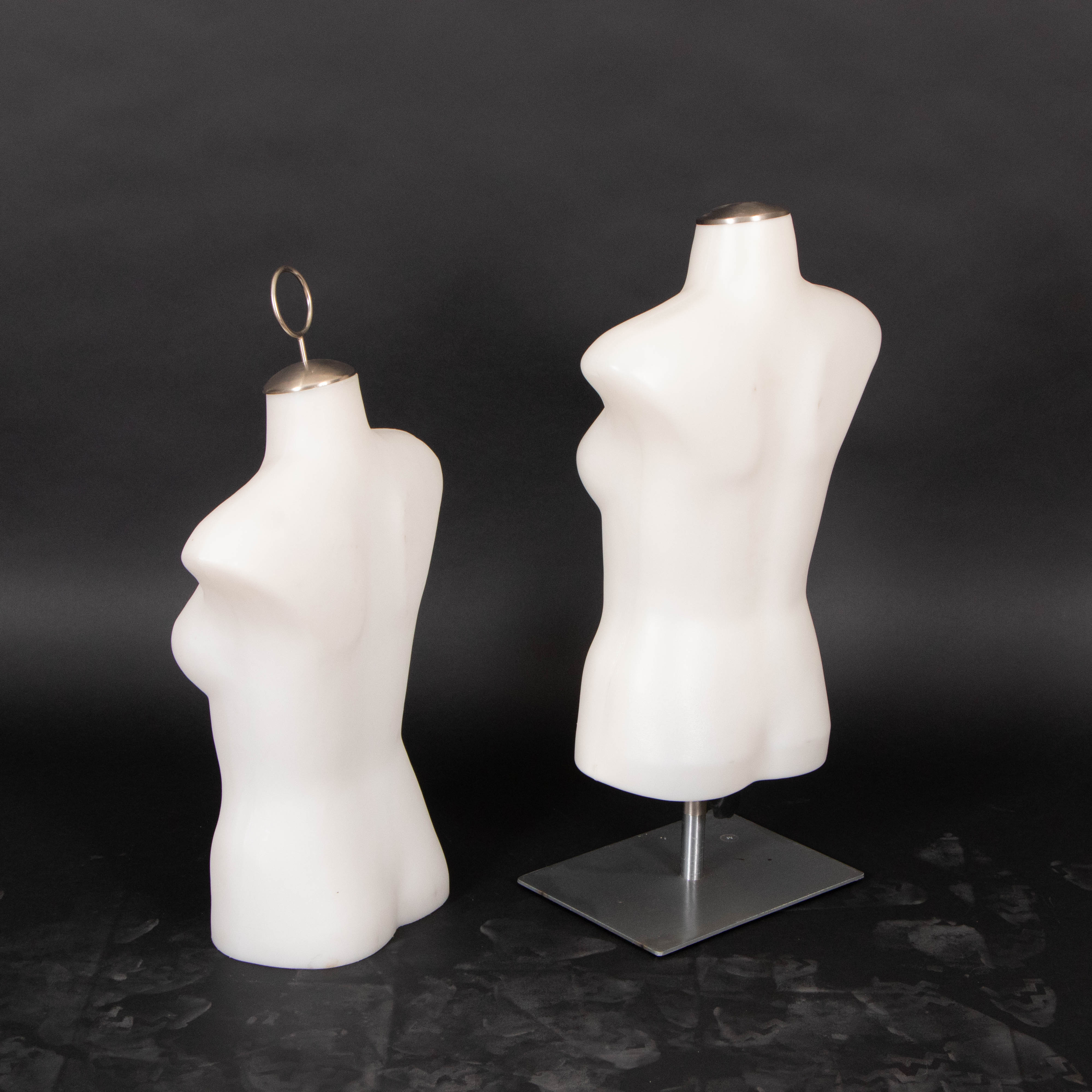 Stand and Hanging Female Half Mannequins EBTH