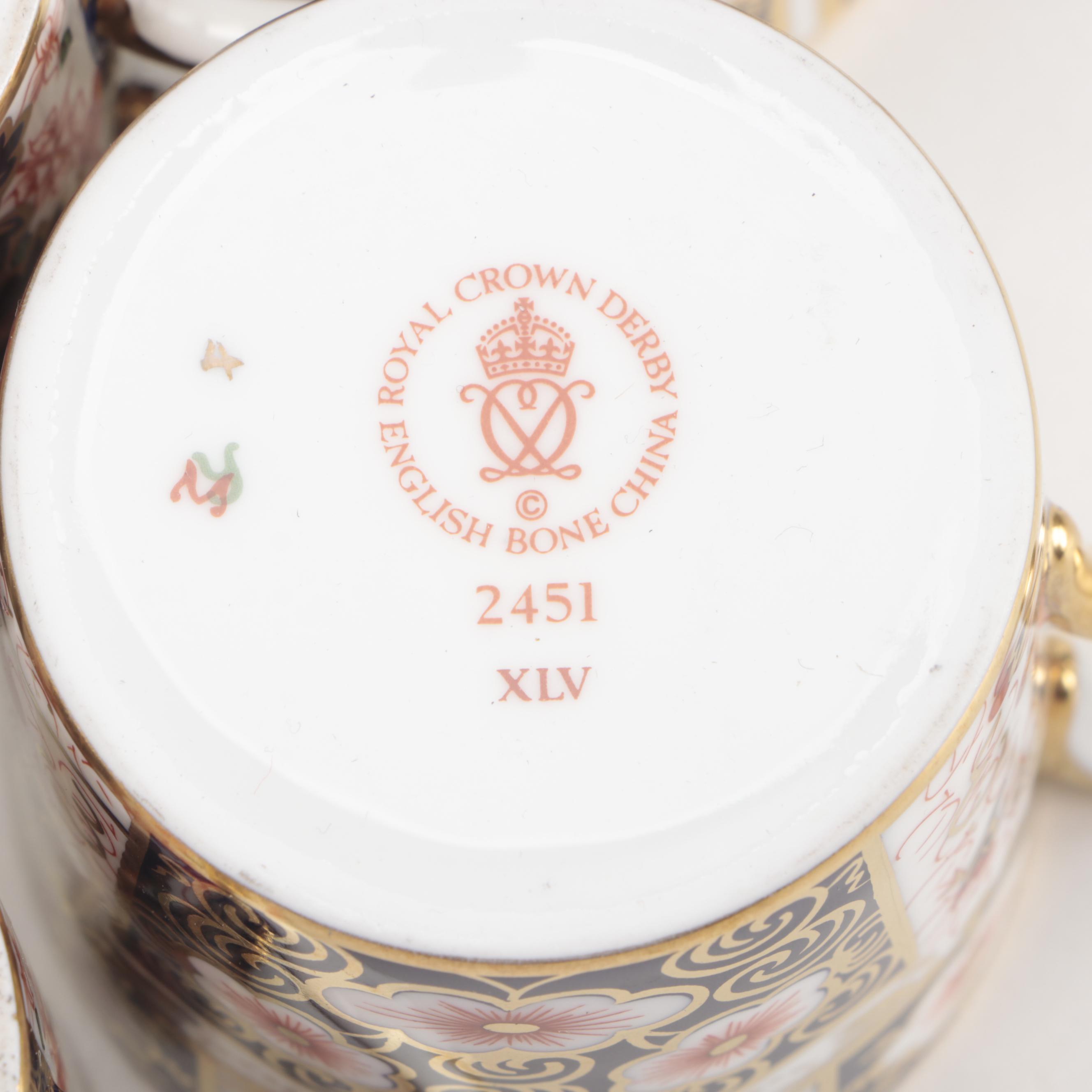 Royal Crown Derby "Old Imari" Bone China Demitasse Cups and Saucers, EBTH