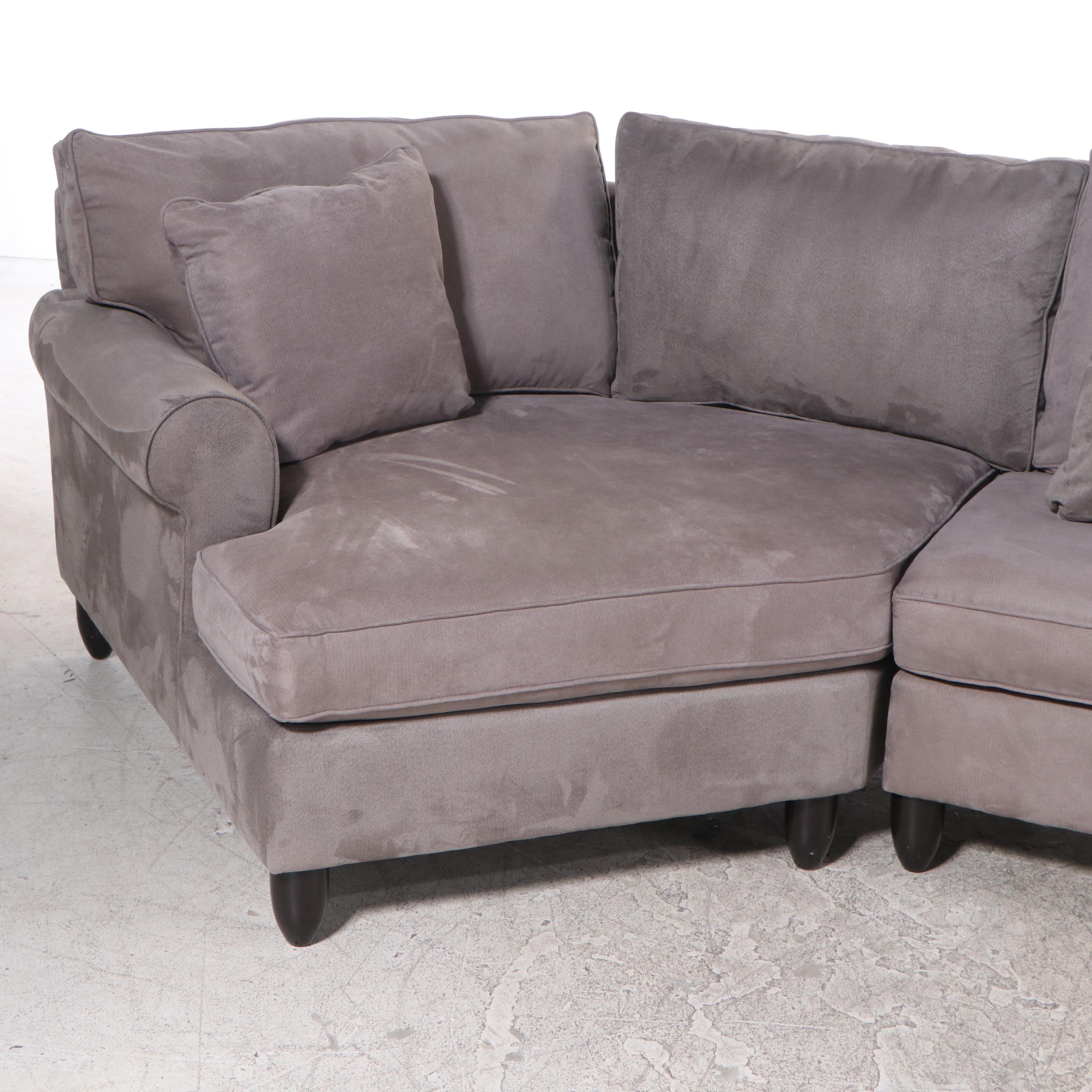 Havertys CustomUpholstered TwoPart Sectional Sofa EBTH