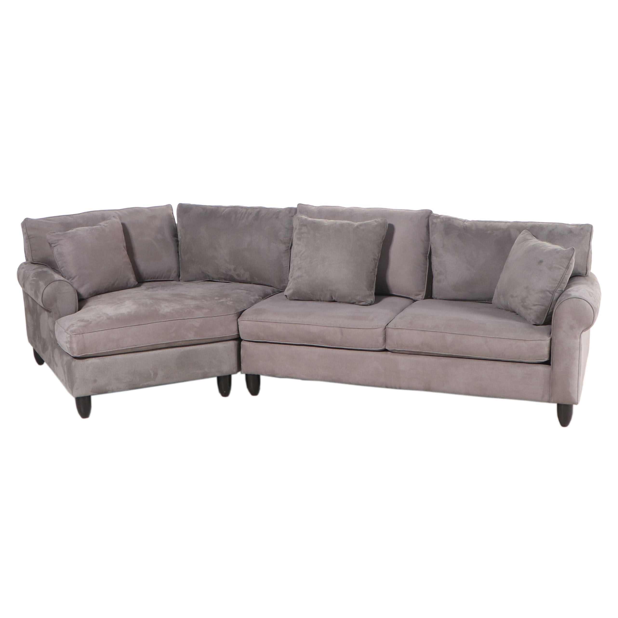Havertys CustomUpholstered TwoPart Sectional Sofa EBTH