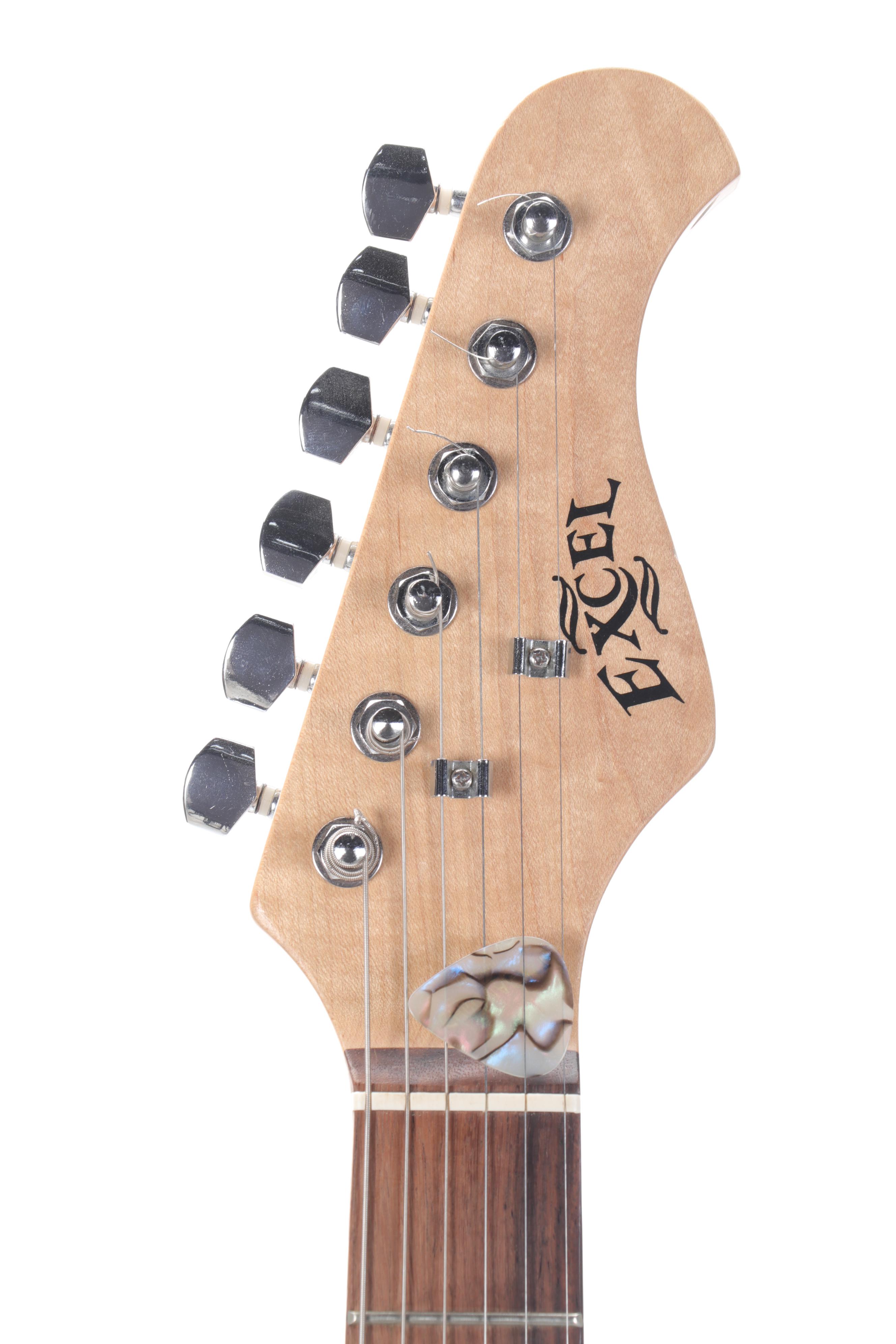 Excel Sunburst Electric Solid Body Guitar EBTH