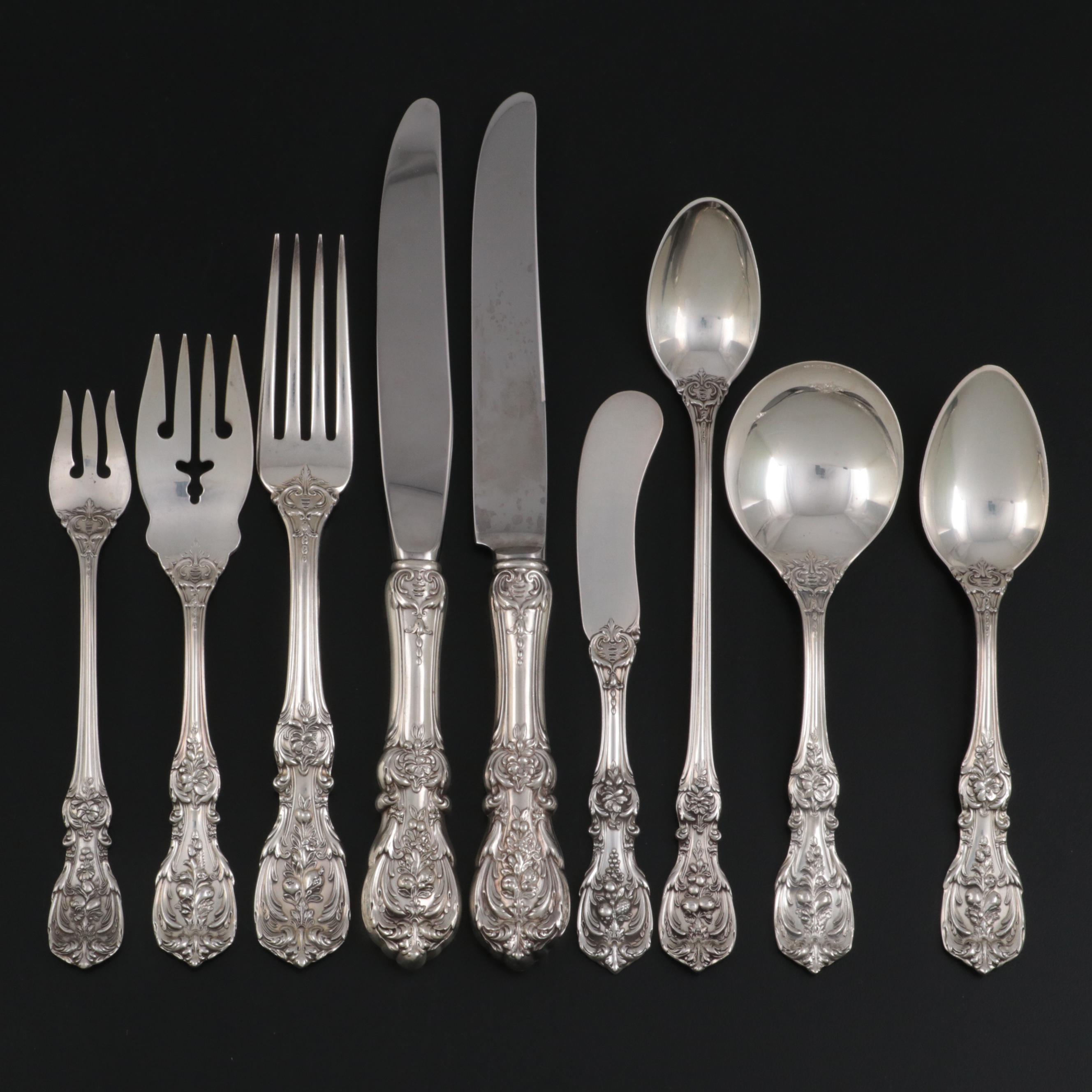 Reed & Barton "Francis I" Sterling Silver Flatware with Chest EBTH