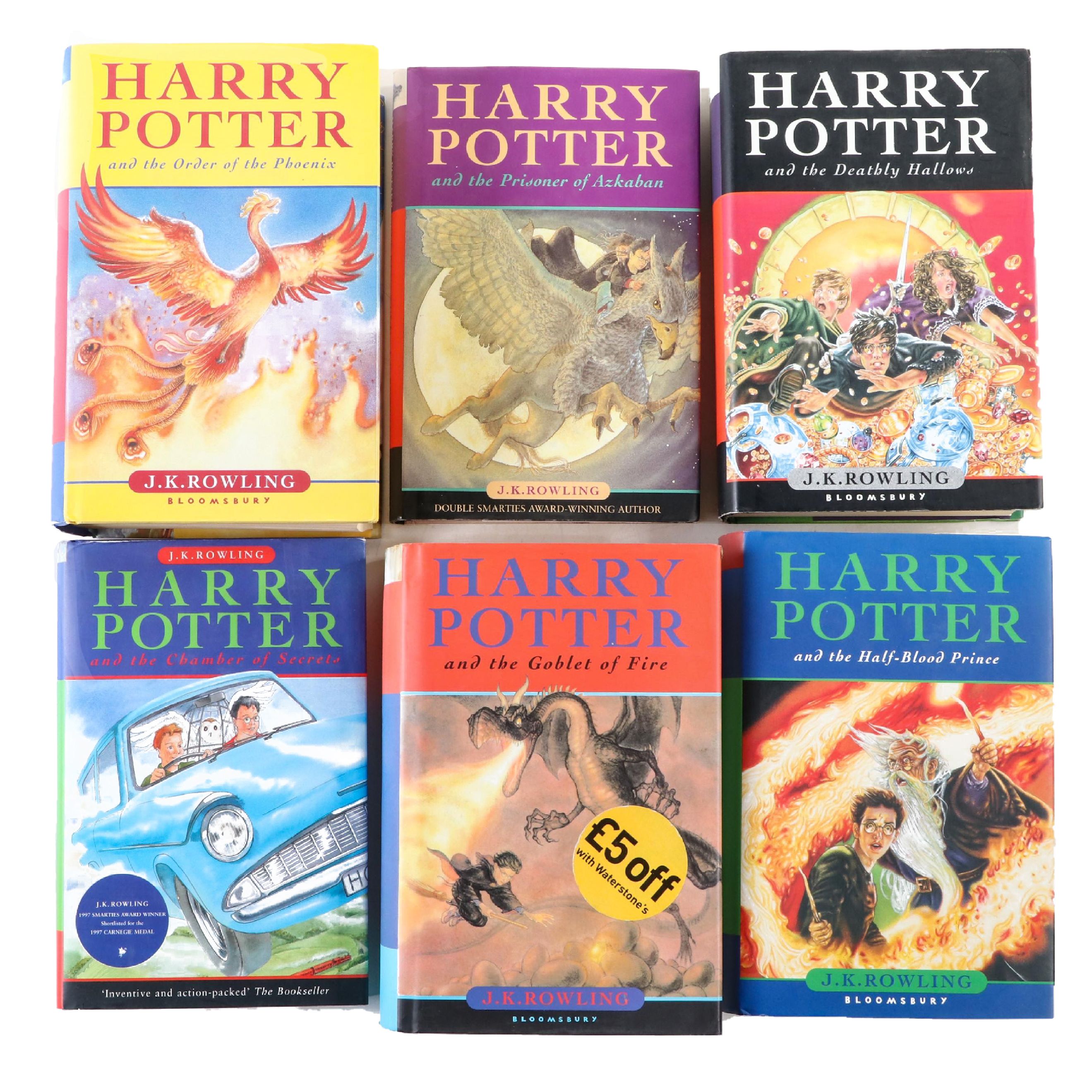 UK Edition "Harry Potter" Near Complete Series by J. K. Rowling EBTH