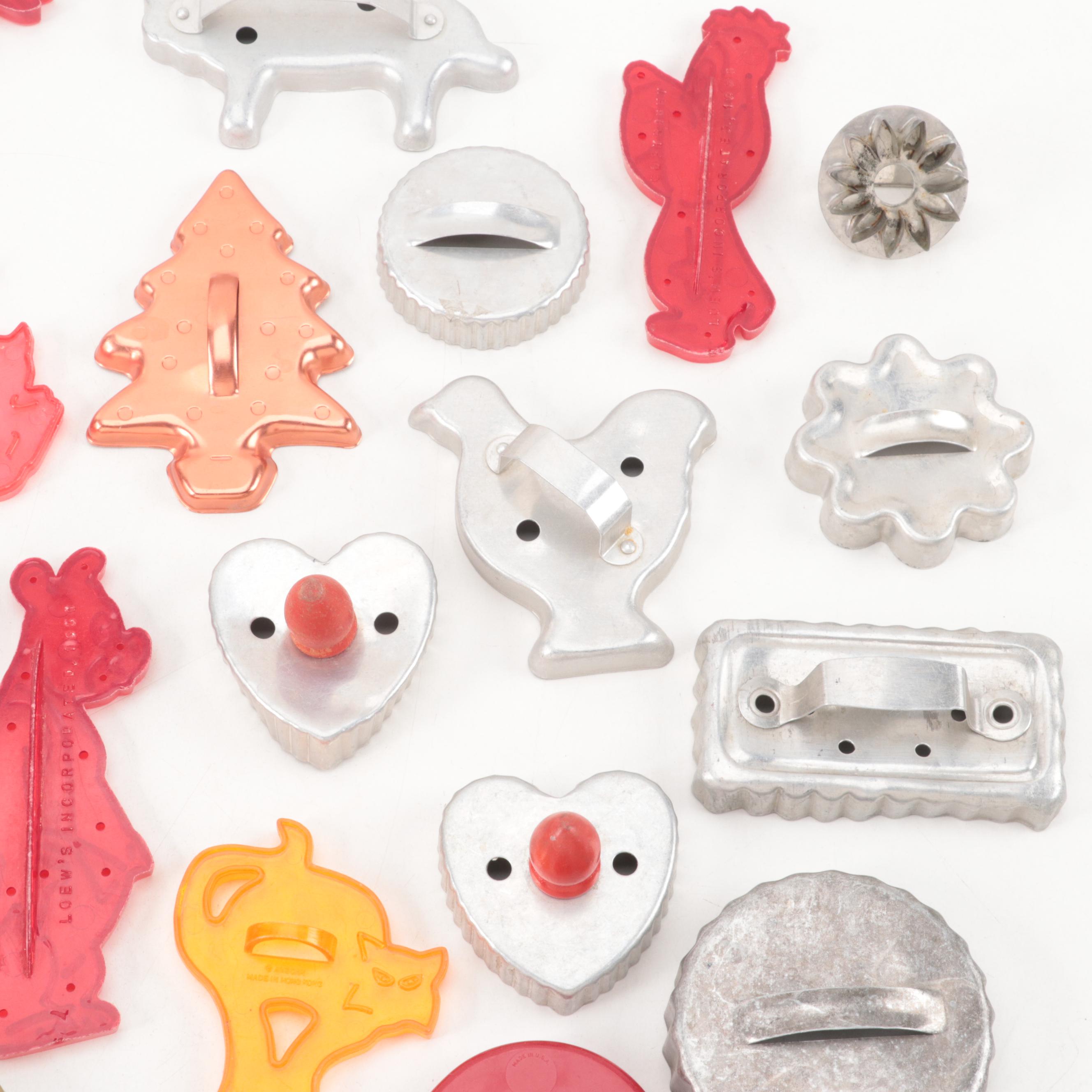 Amscan, Lowe's with Other Metal and Plastic Cookie Cutters, Mid to Late
