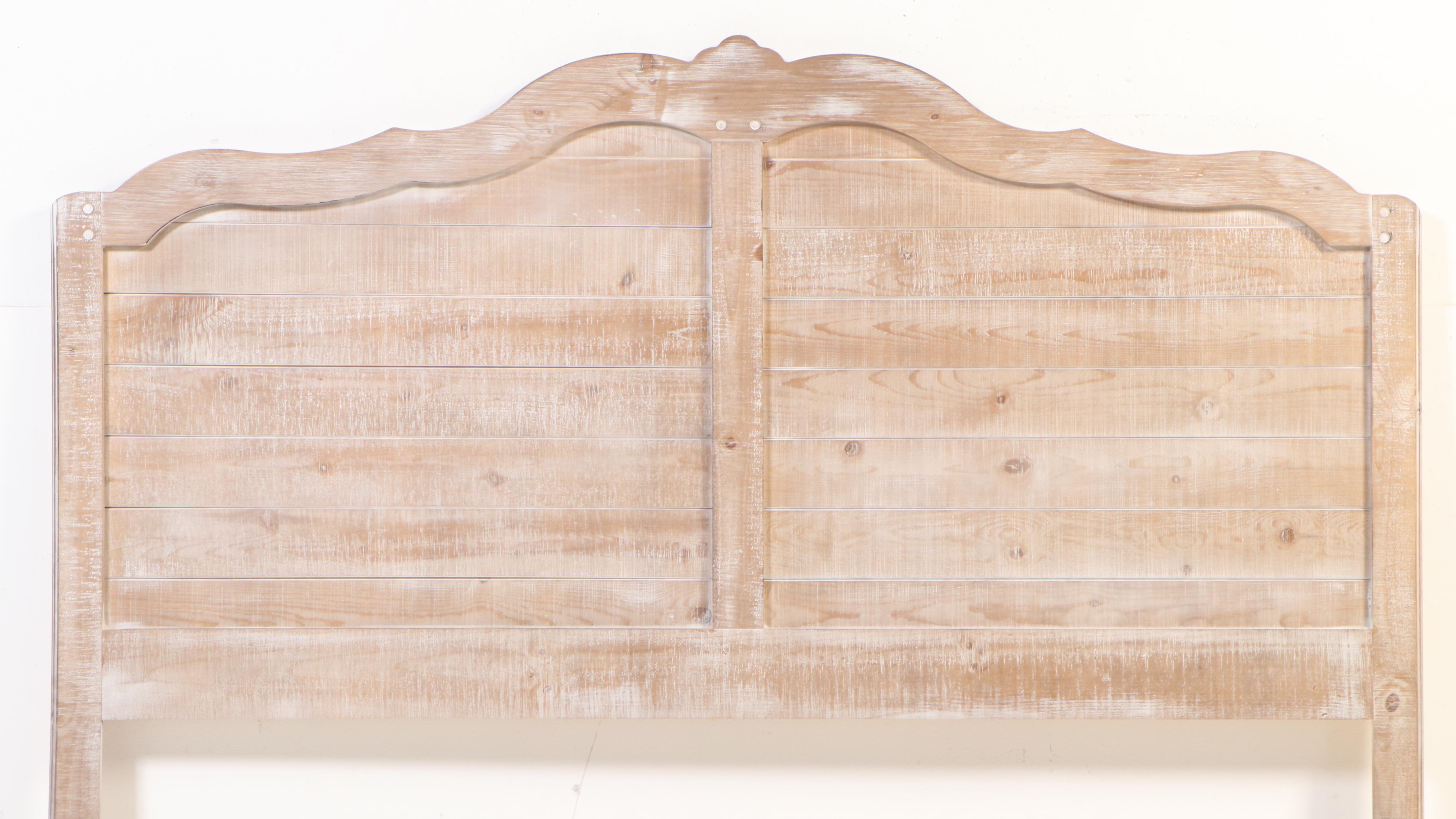 Progressive Furniture "Chatsworth" Planked Pine King Size Headboard EBTH