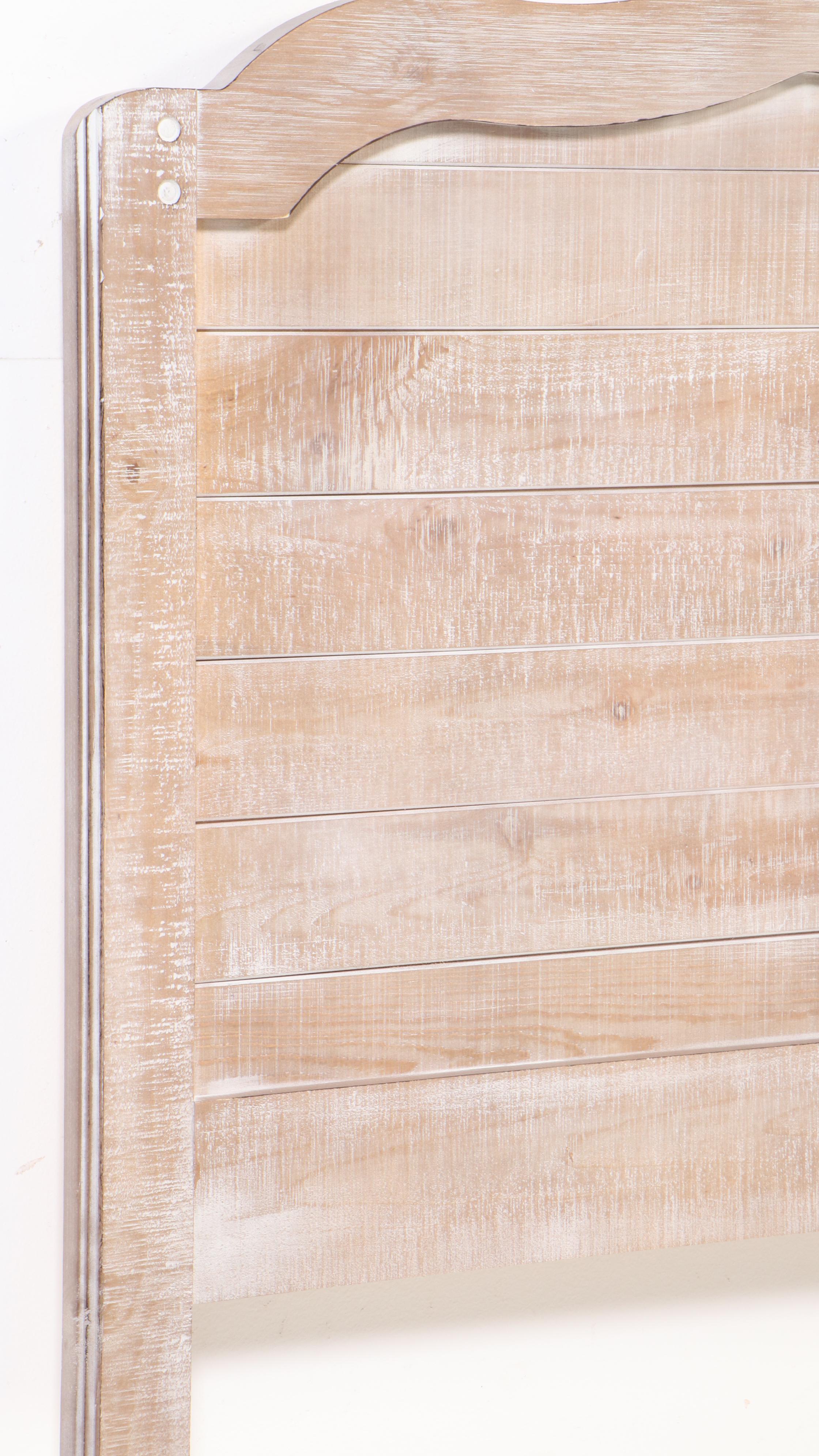 Progressive Furniture "Chatsworth" Planked Pine King Size Headboard EBTH