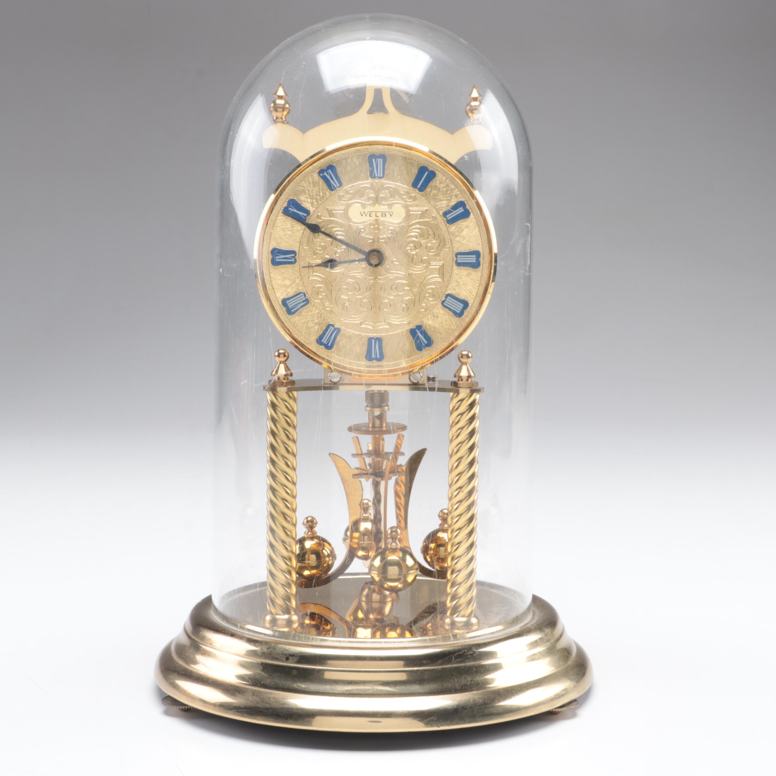 Welby German Gold Tone Anniversary Clock EBTH