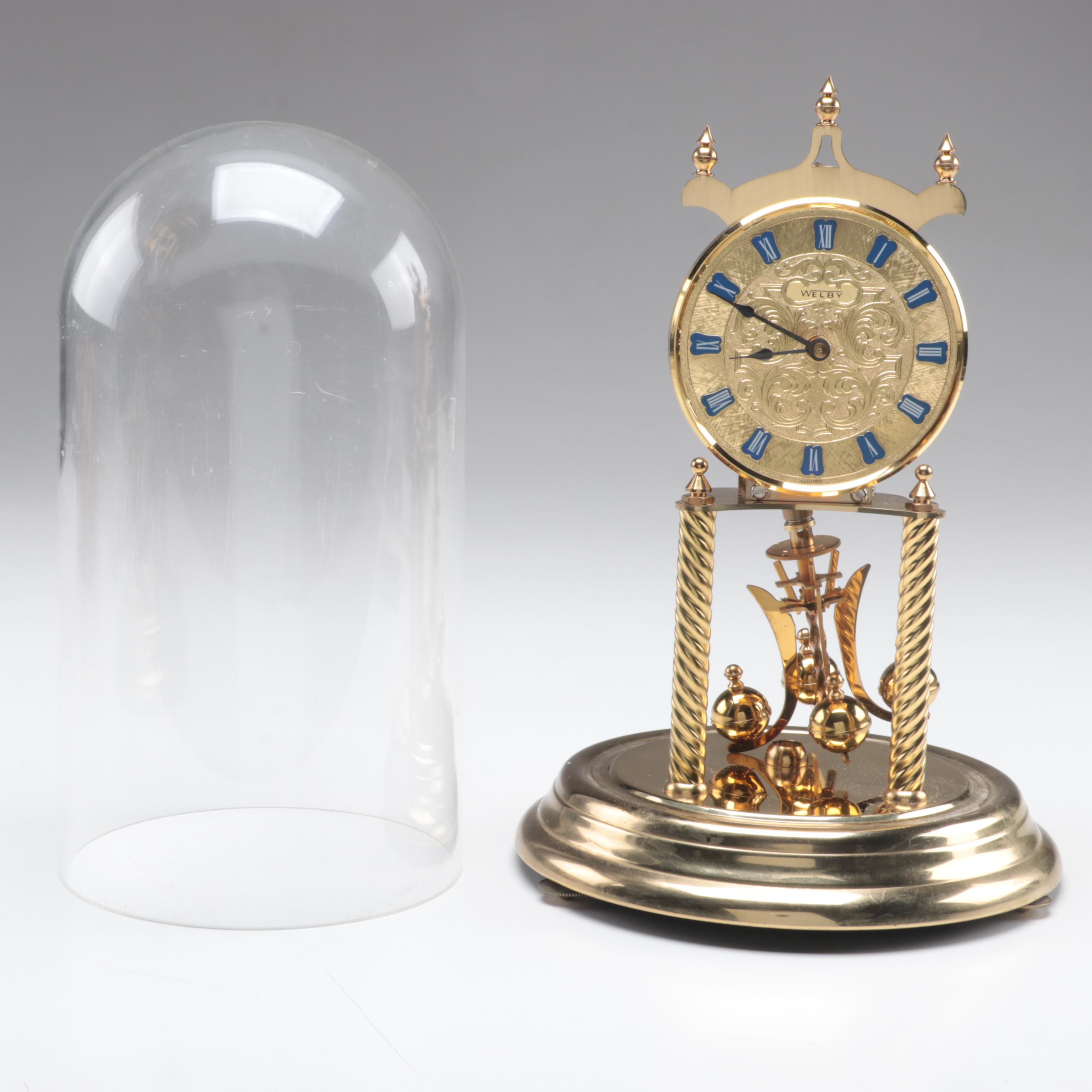 Welby German Gold Tone Anniversary Clock EBTH