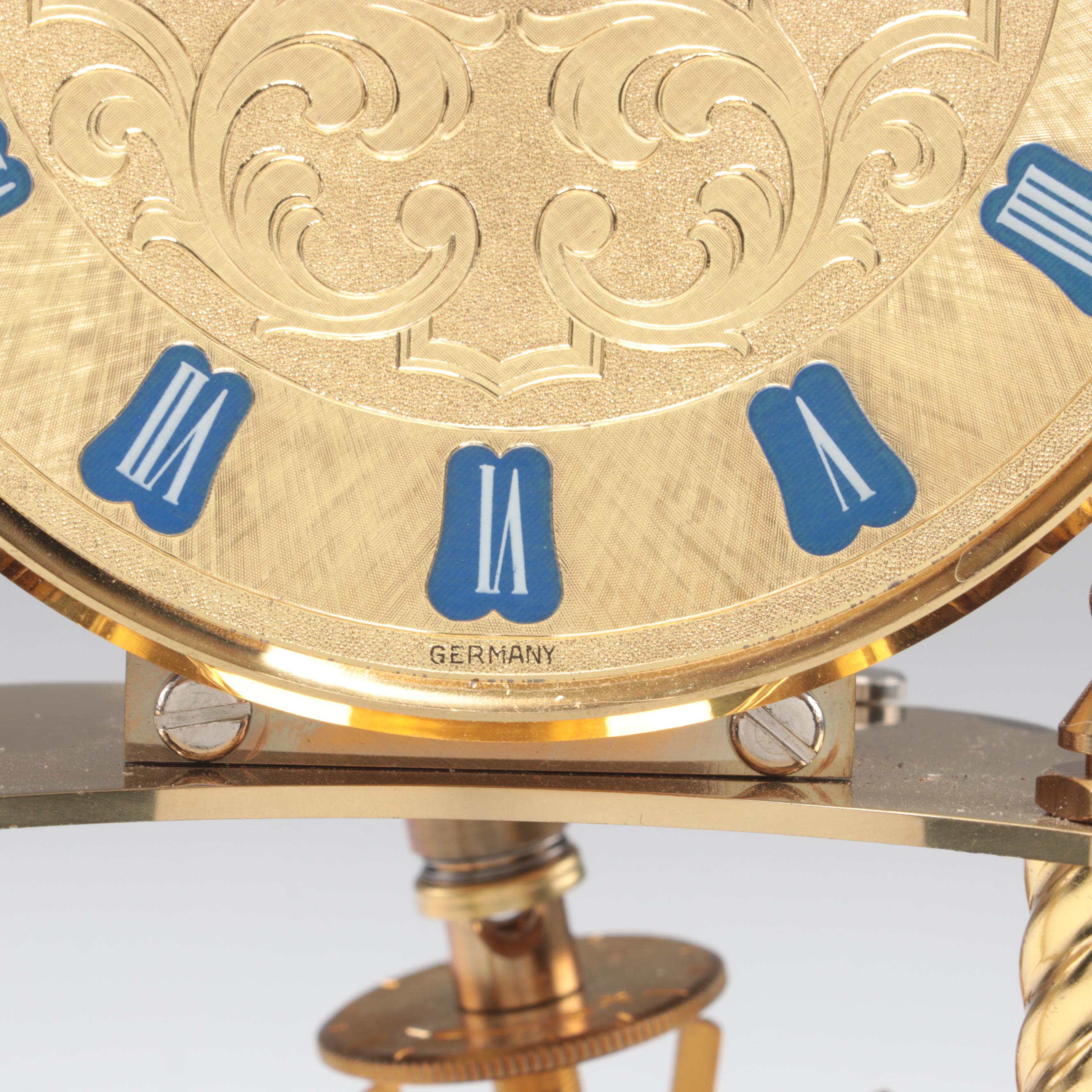 Welby German Gold Tone Anniversary Clock EBTH