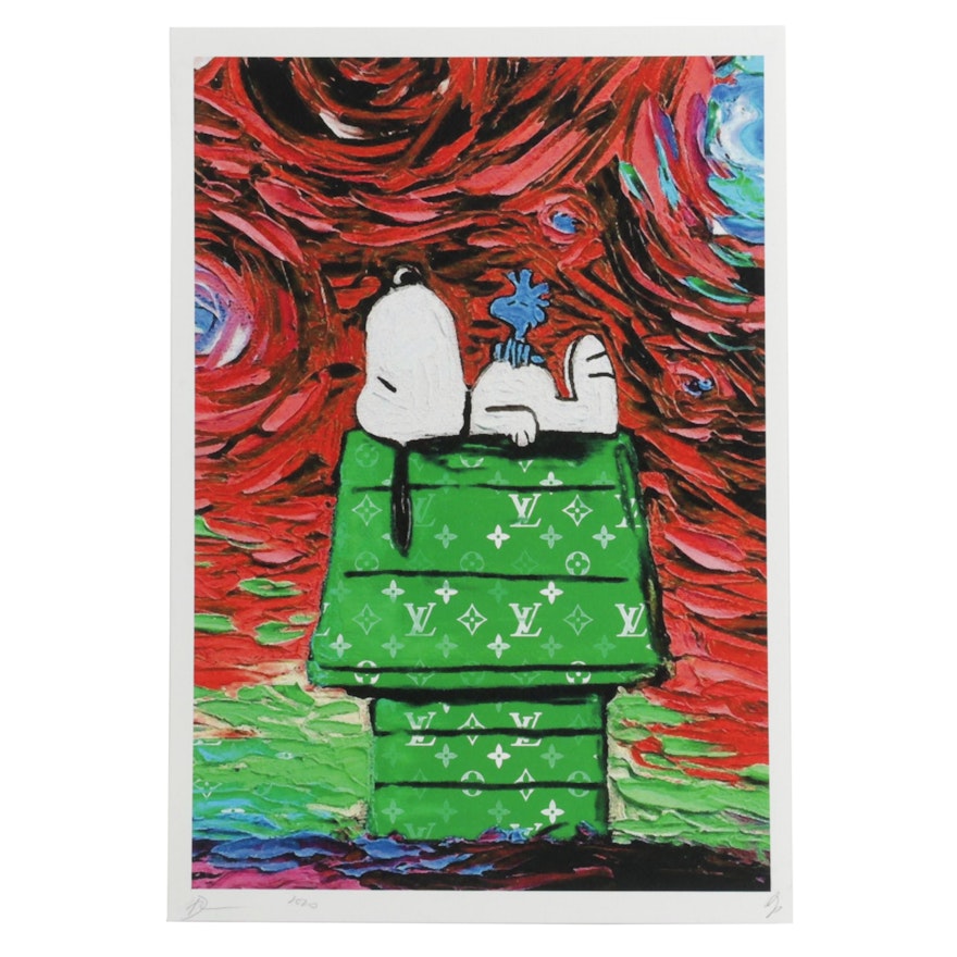 Death NYC Pop Art Snoopy and Woodstock Graphic Print, 2020