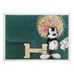 Death NYC Pop Art Graphic Print Homage to Mickey Mouse and Hermès, 2022