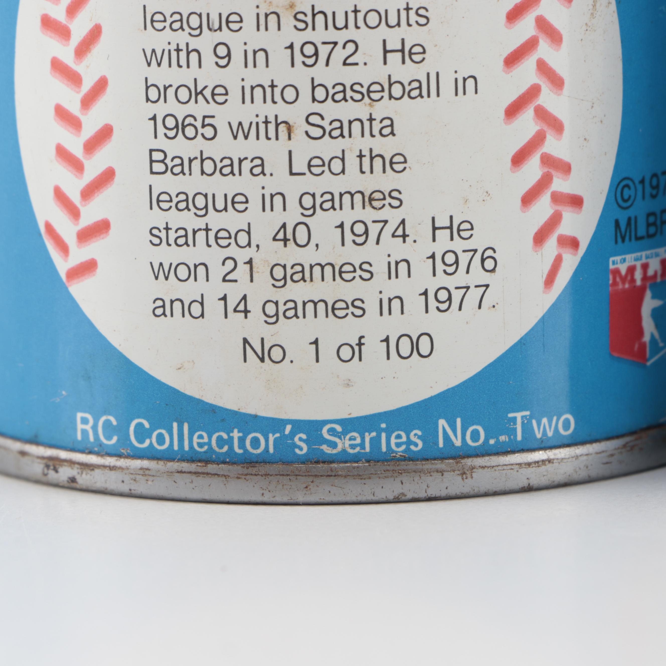 RC Cola Baseball Themed Collector's Series Cans, 1970s EBTH