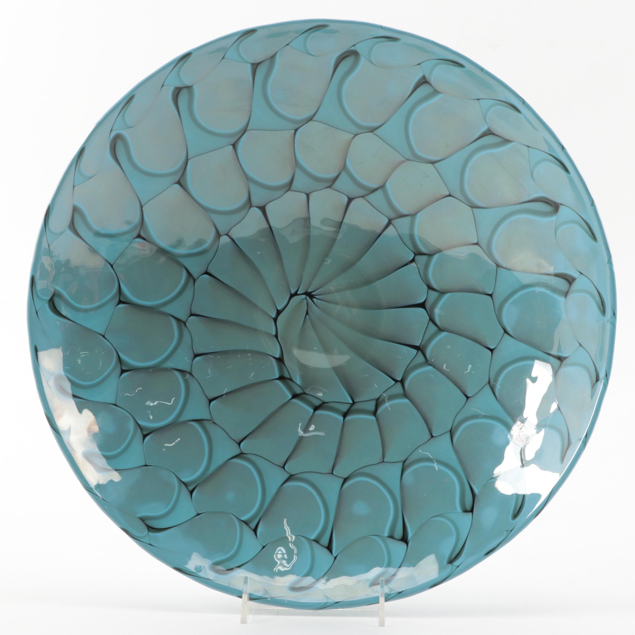Murano Glass Centerpiece Bowl EBTH