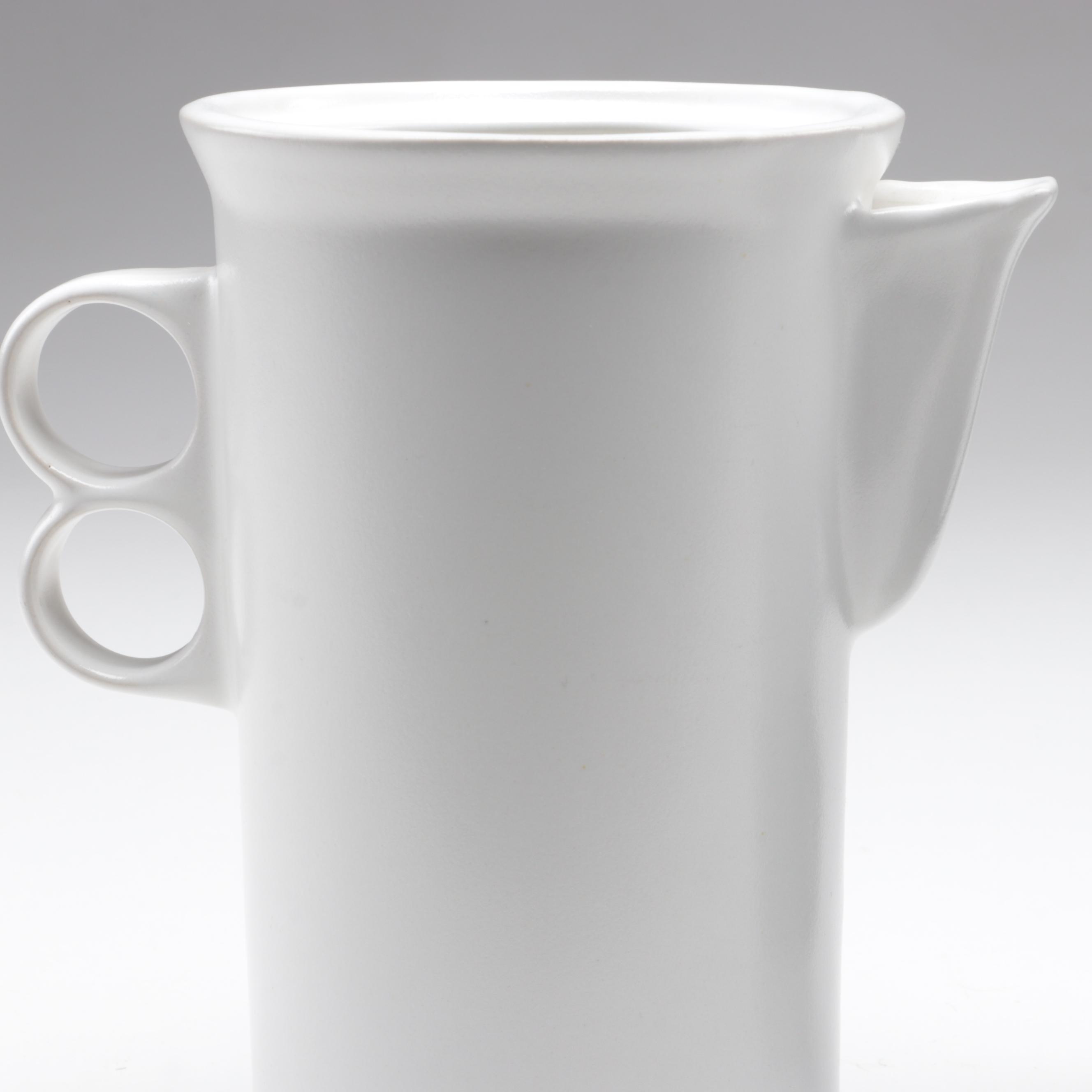 Poole Ceramic Coffee Pot and Milk Jug with Bennington Potters Coffee