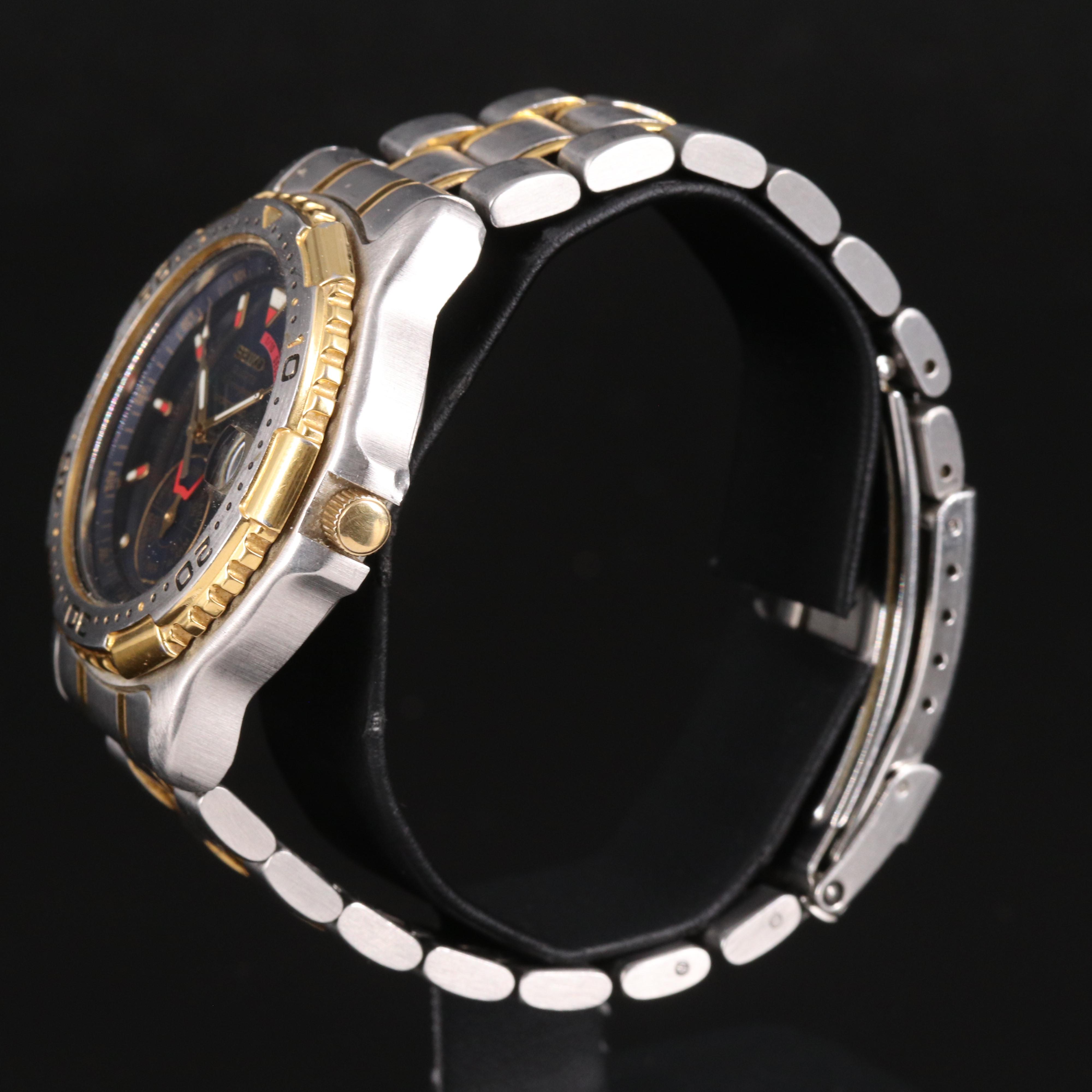 Seiko Sports 150 Quartz Chronograph Wristwatch EBTH