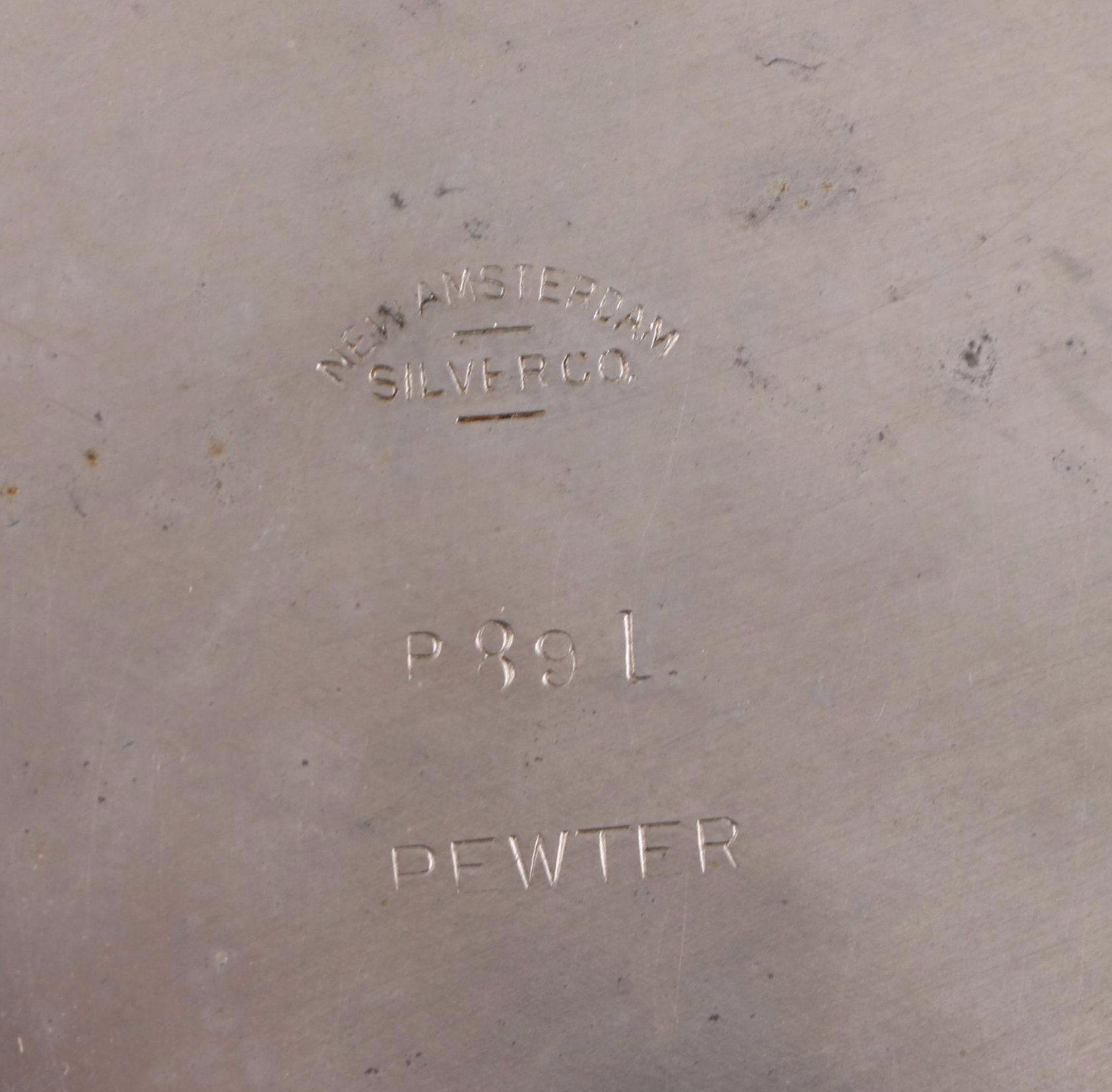 New Amsterdam Pewter Pitcher with Silver Plate Collection EBTH