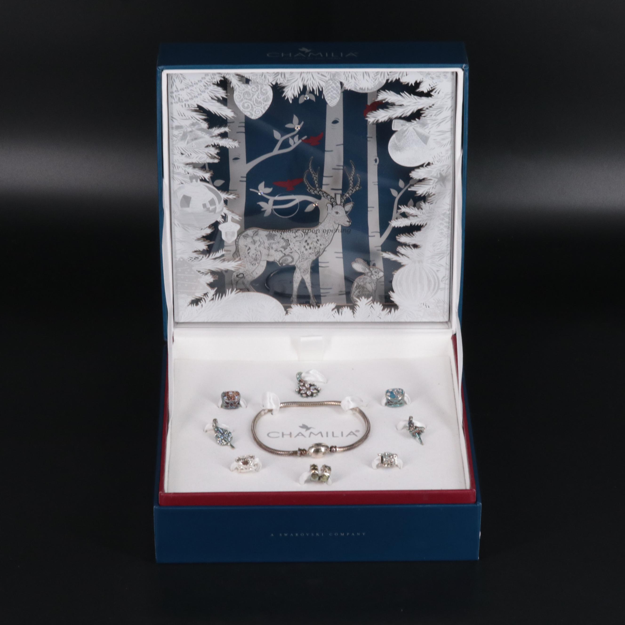 Chamilia Sterling Silver Enchanted Forest Jewelry Gift Set EBTH