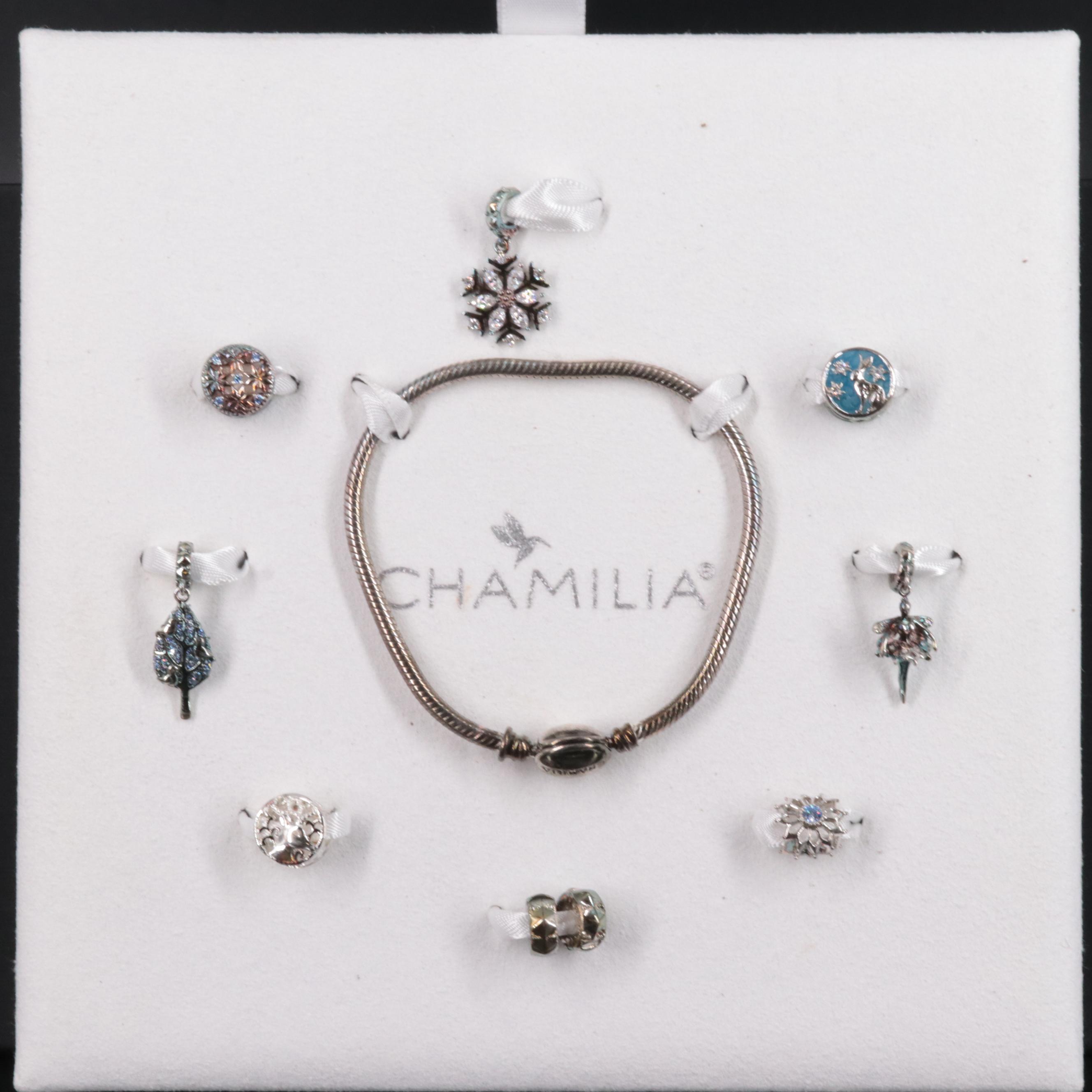 Chamilia Sterling Silver Enchanted Forest Jewelry Gift Set EBTH