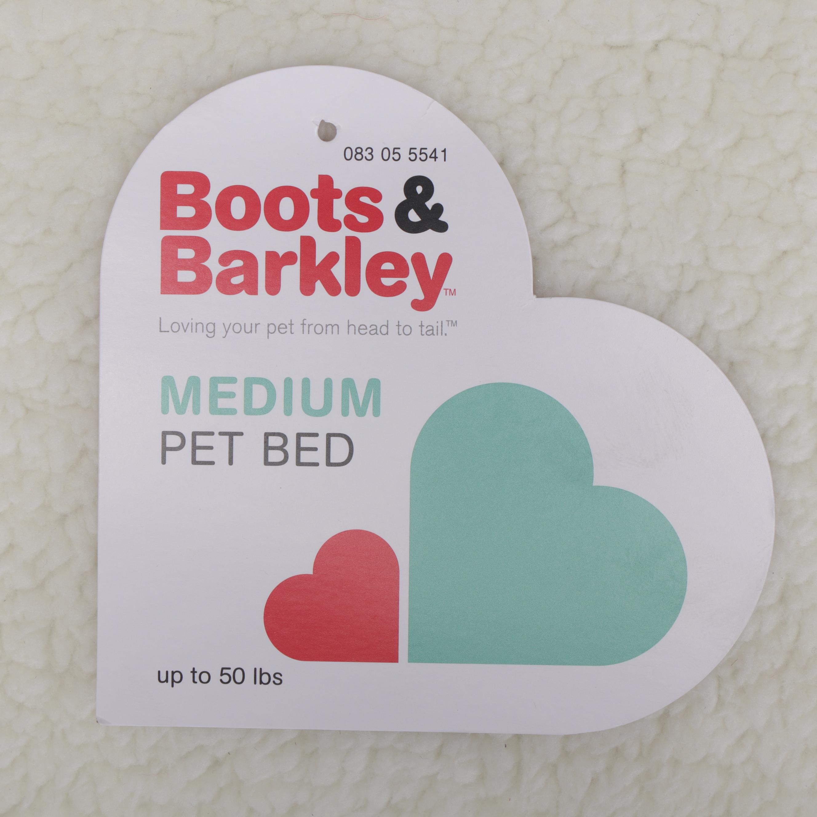 Boots & Barkley Sherpa Medium Dog Bed EBTH