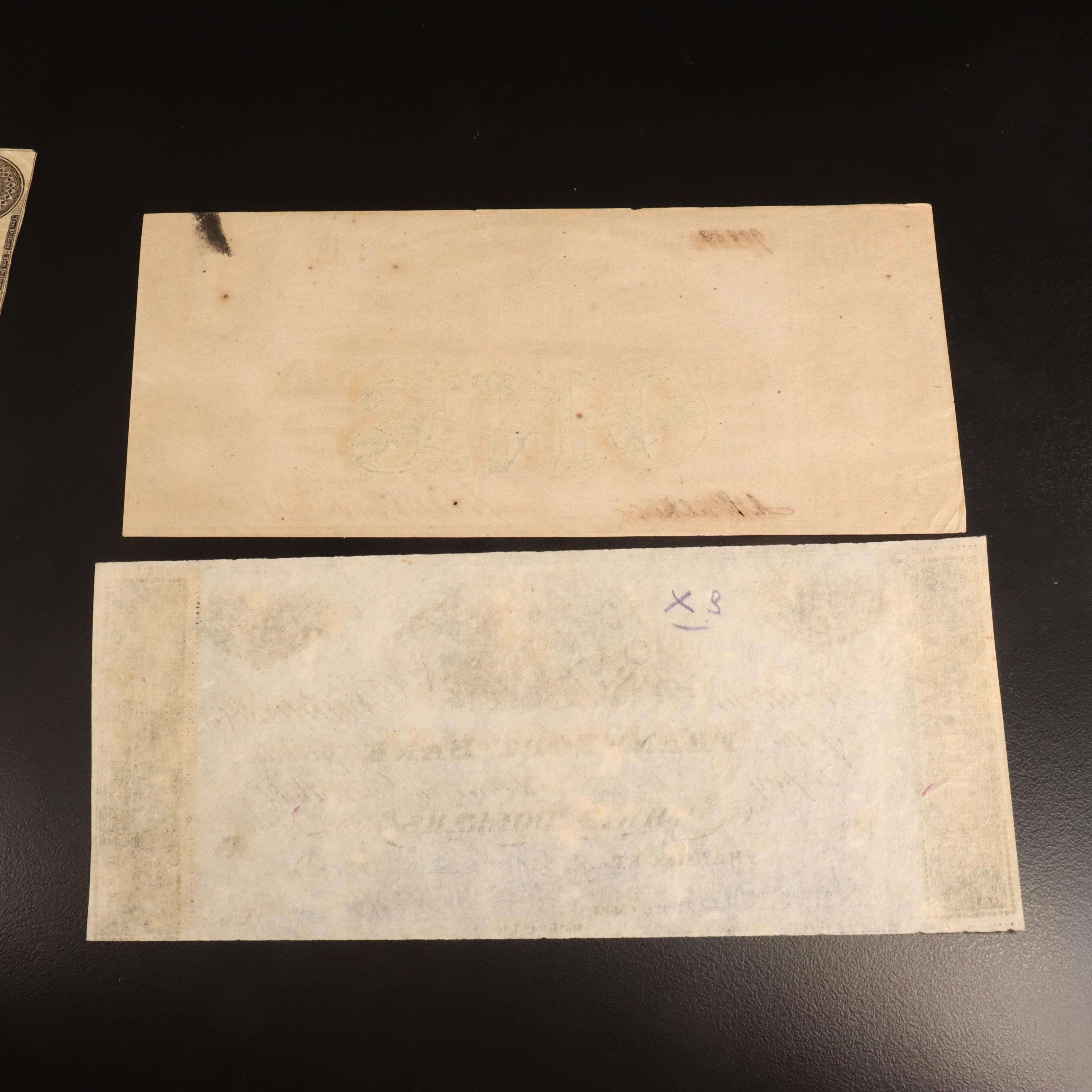 Group of Four United States Obsolete Currency Notes | EBTH