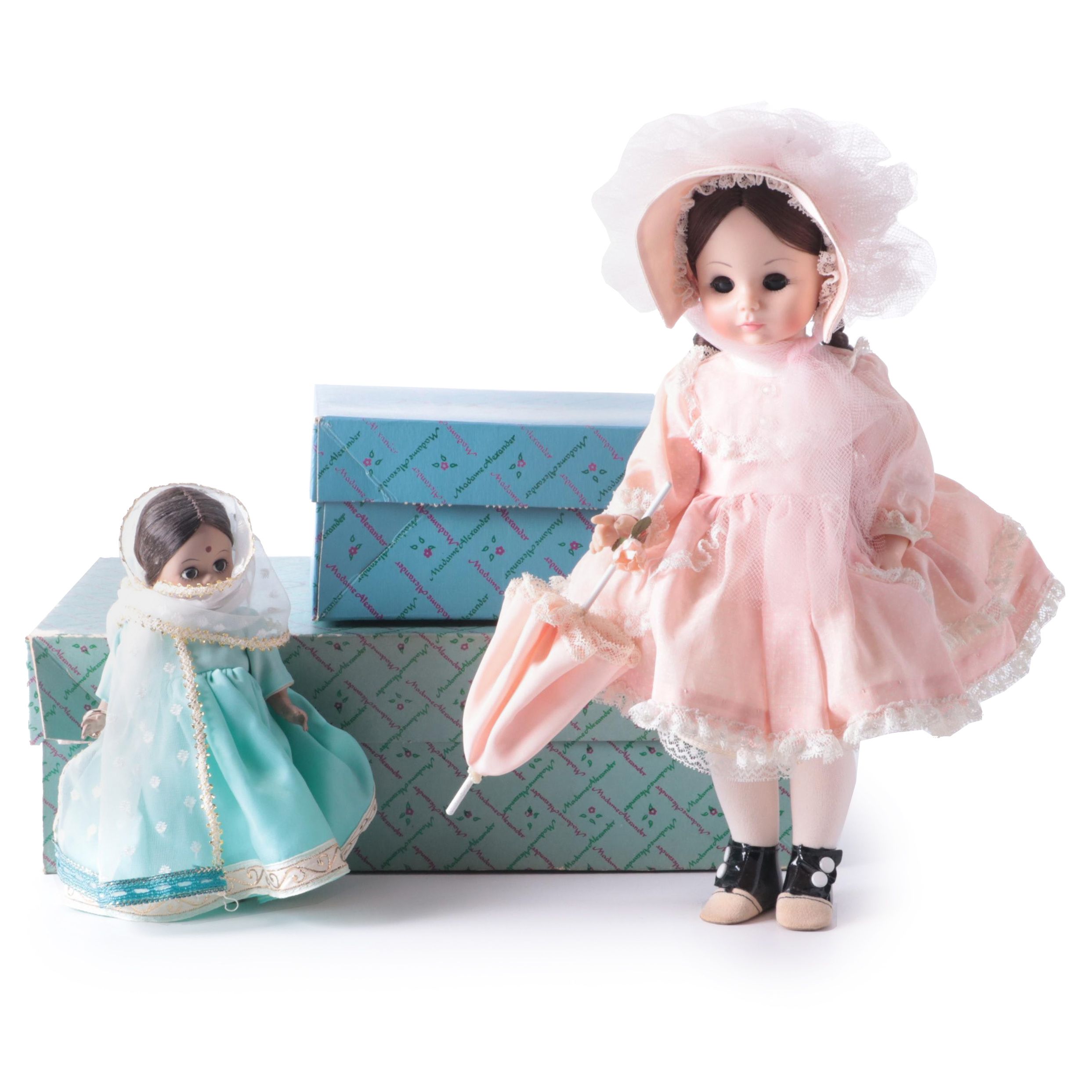 Madame Alexander "Rebecca" and "Jade" Dolls EBTH