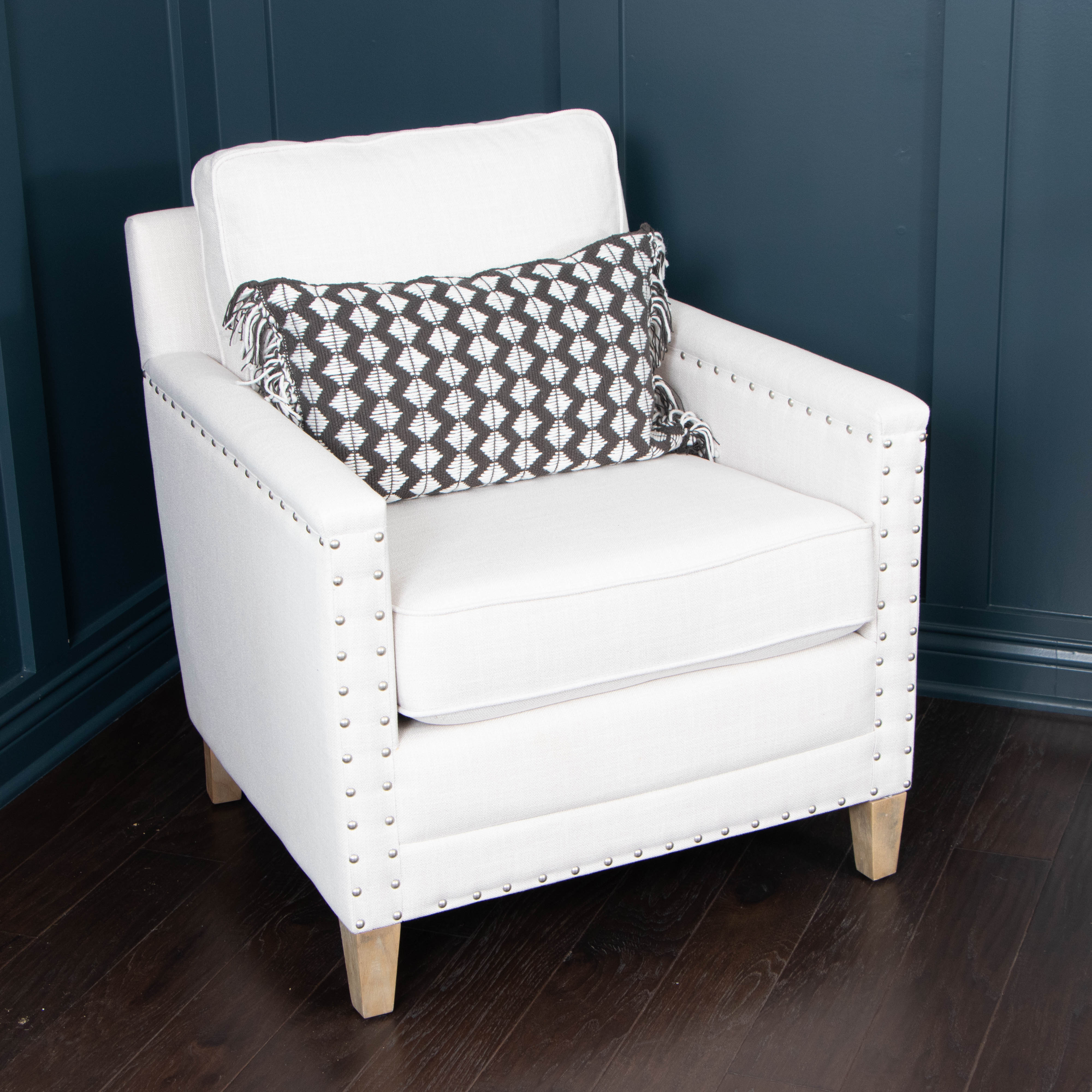 E & E Co. Madison Park Armchair with Nailhead Trim EBTH