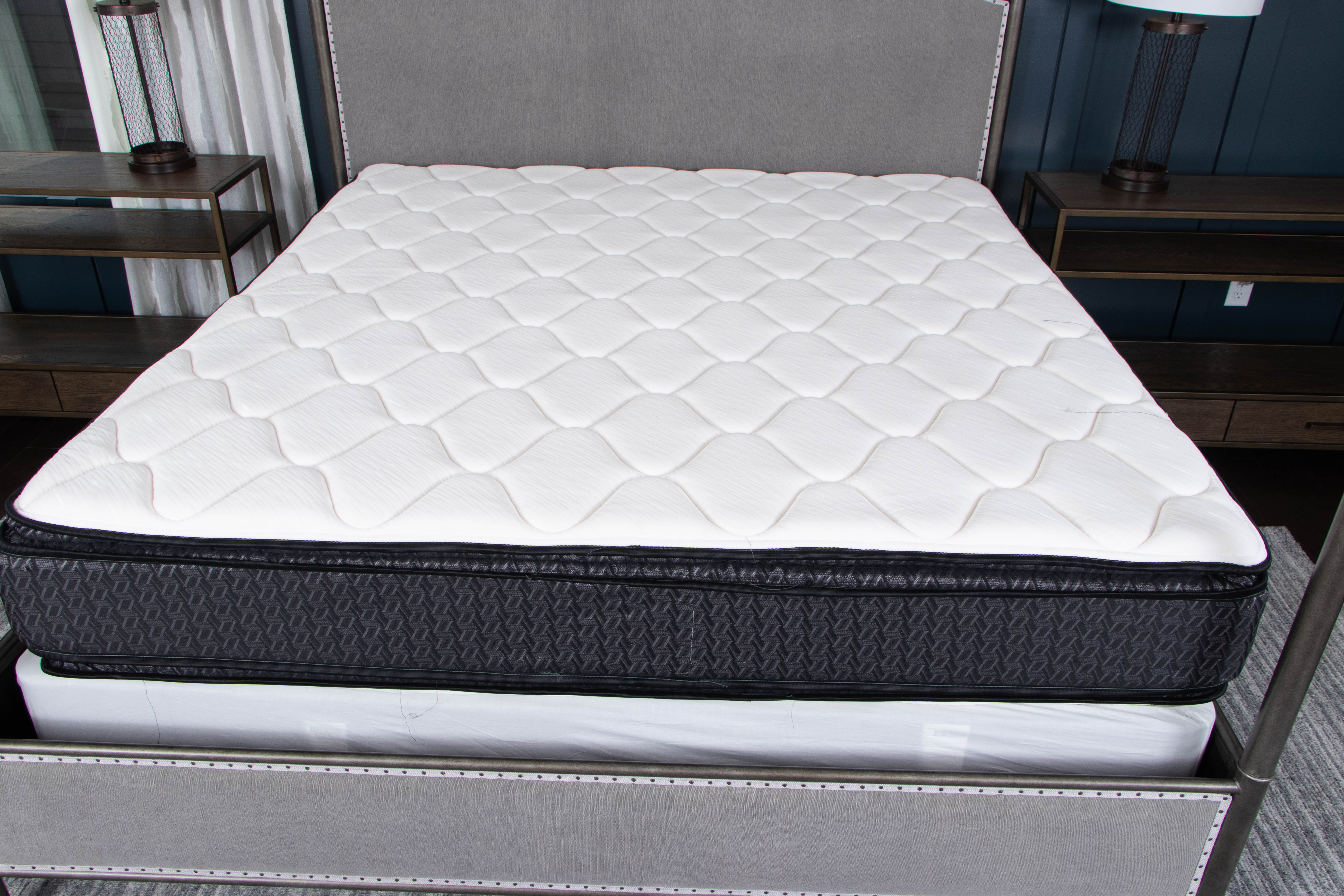 Universal Furniture King Size Bed Frame with Mattress and Boxspring EBTH