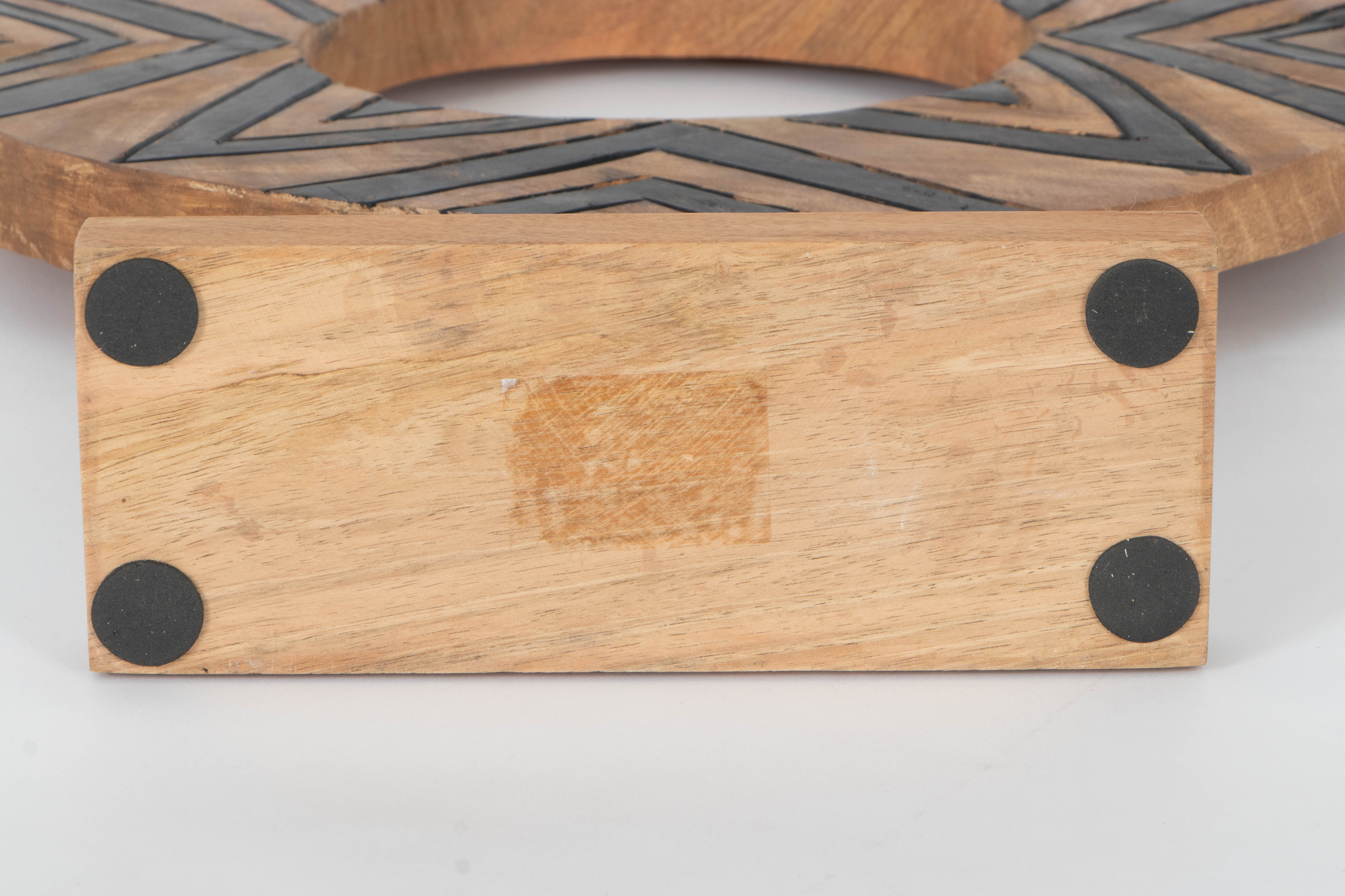 Decorative Carved Wood Tabletop Decor EBTH