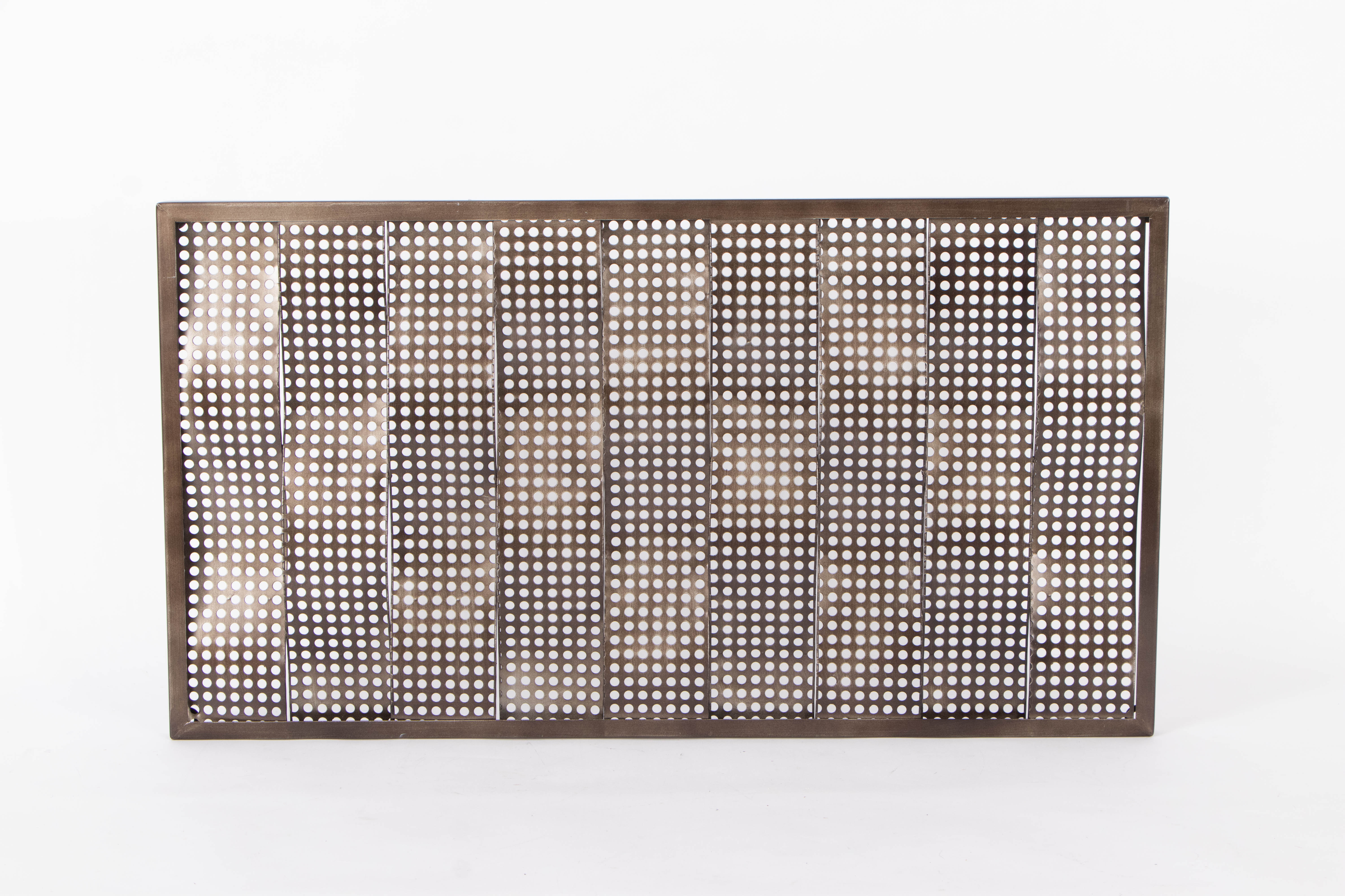 Two Pierced Metal Decorative Wall Panels EBTH