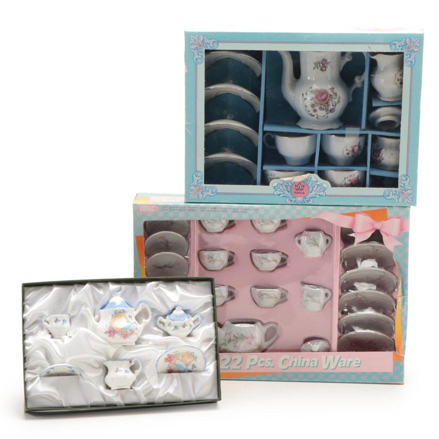 Harrod's Bone China and Other  Ceramic Toy Tea Sets