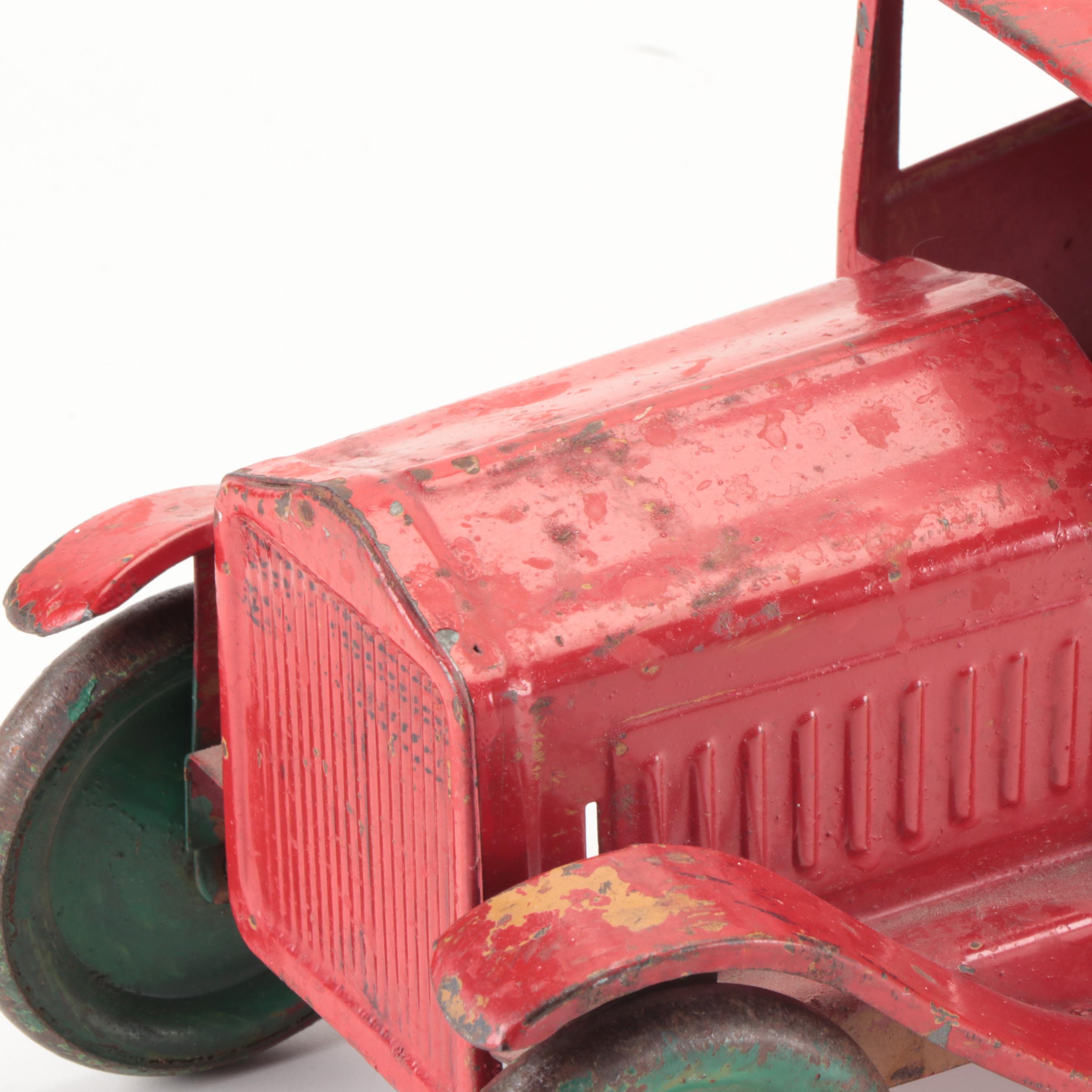 Pressed Steel Flat Bed Toy Truck, Early to Mid20th Century EBTH