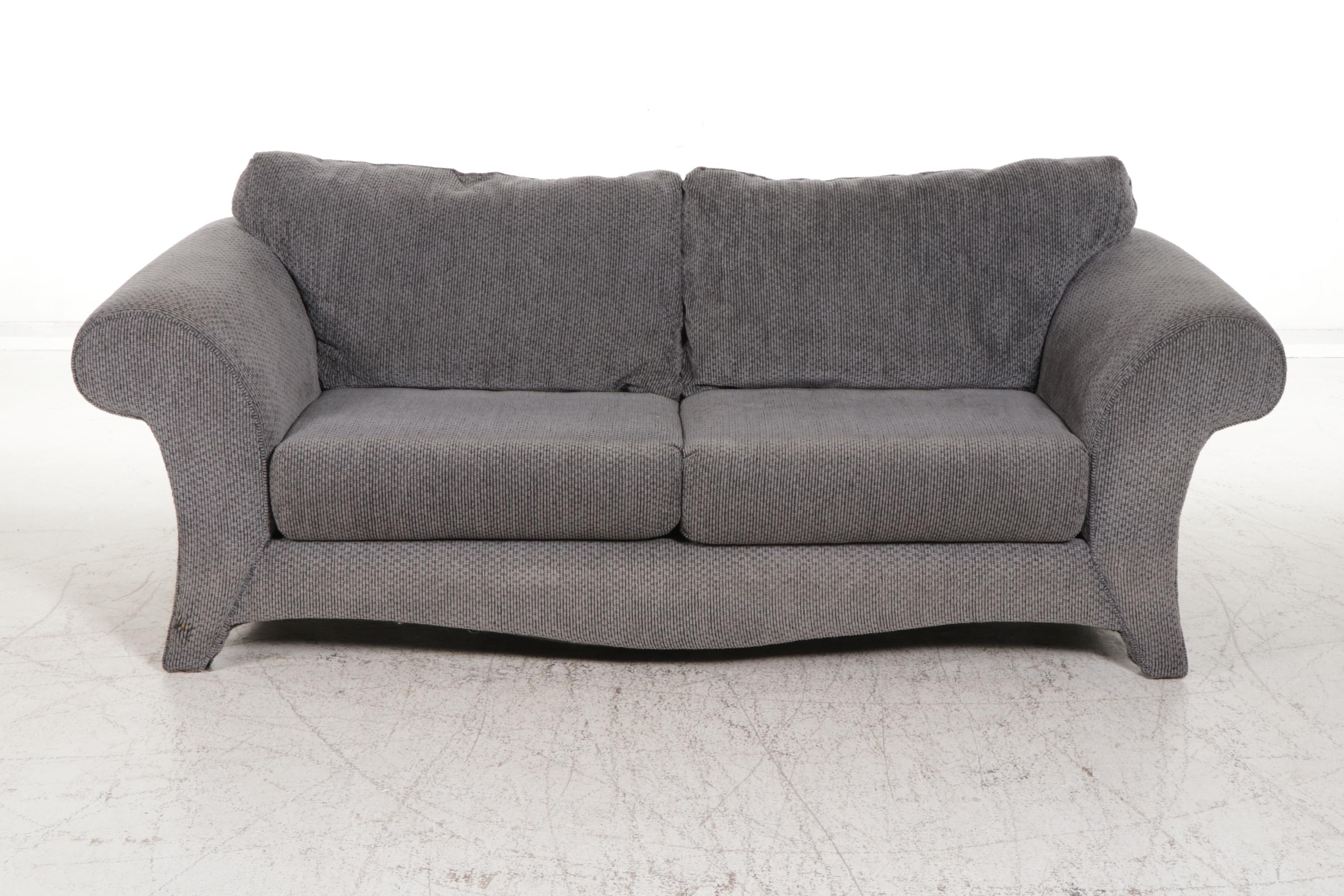 Klaussner for Sealy Chenille Upholstered TwoSeat Sofa EBTH