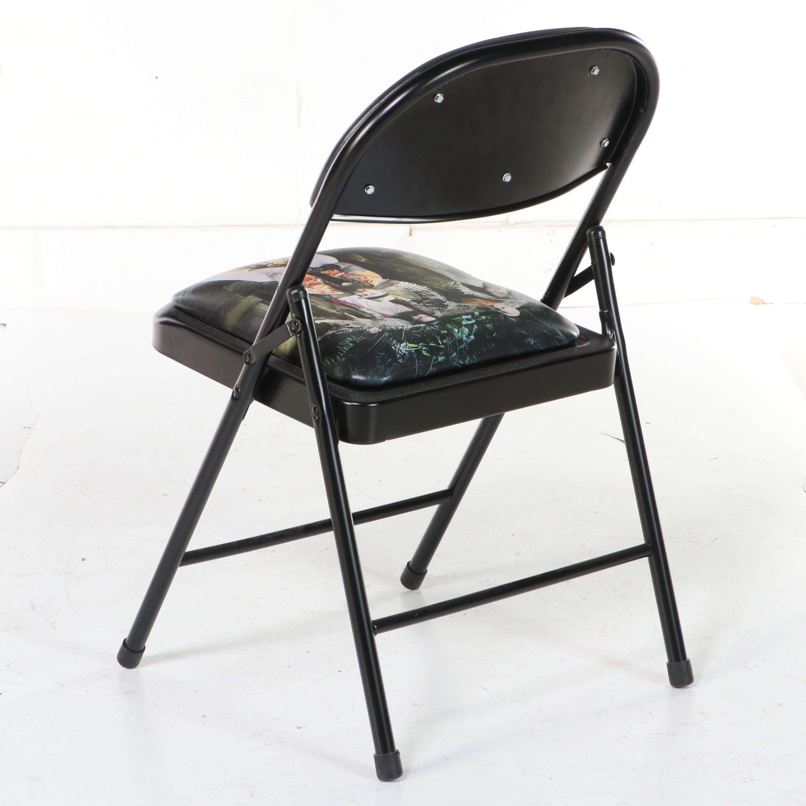 WWE Wrestling "Survivor Series" Padded Folding Chair, 2013 EBTH
