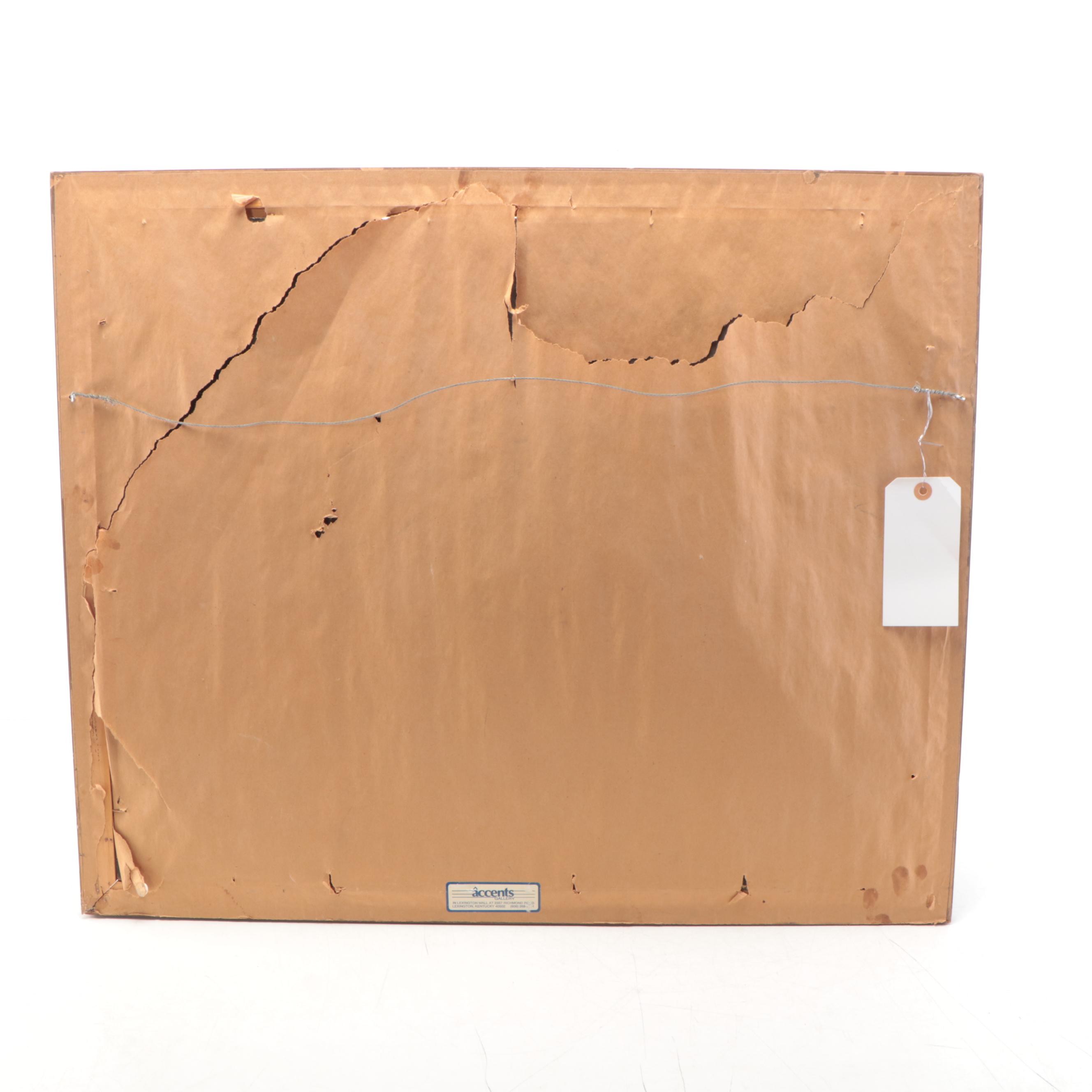 Bill Bailey Rocky Coastal Landscape Oil Painting, Late 20th Century EBTH